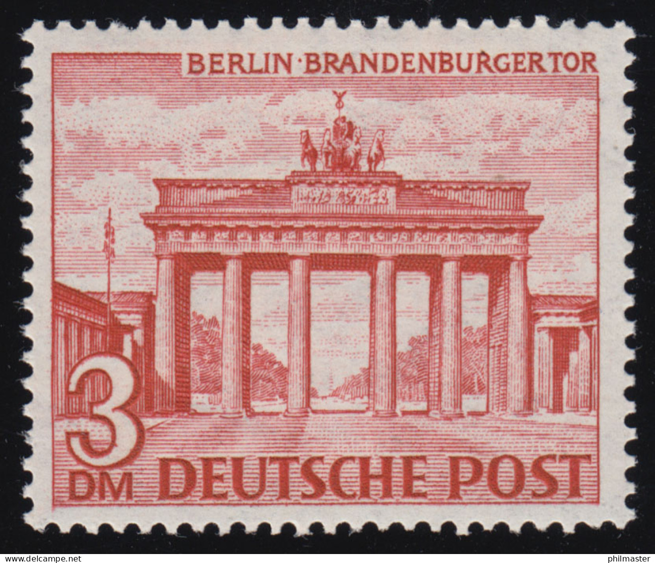 59 Berliner Bauten 3 DM ** Postfrisch - Unused Stamps
