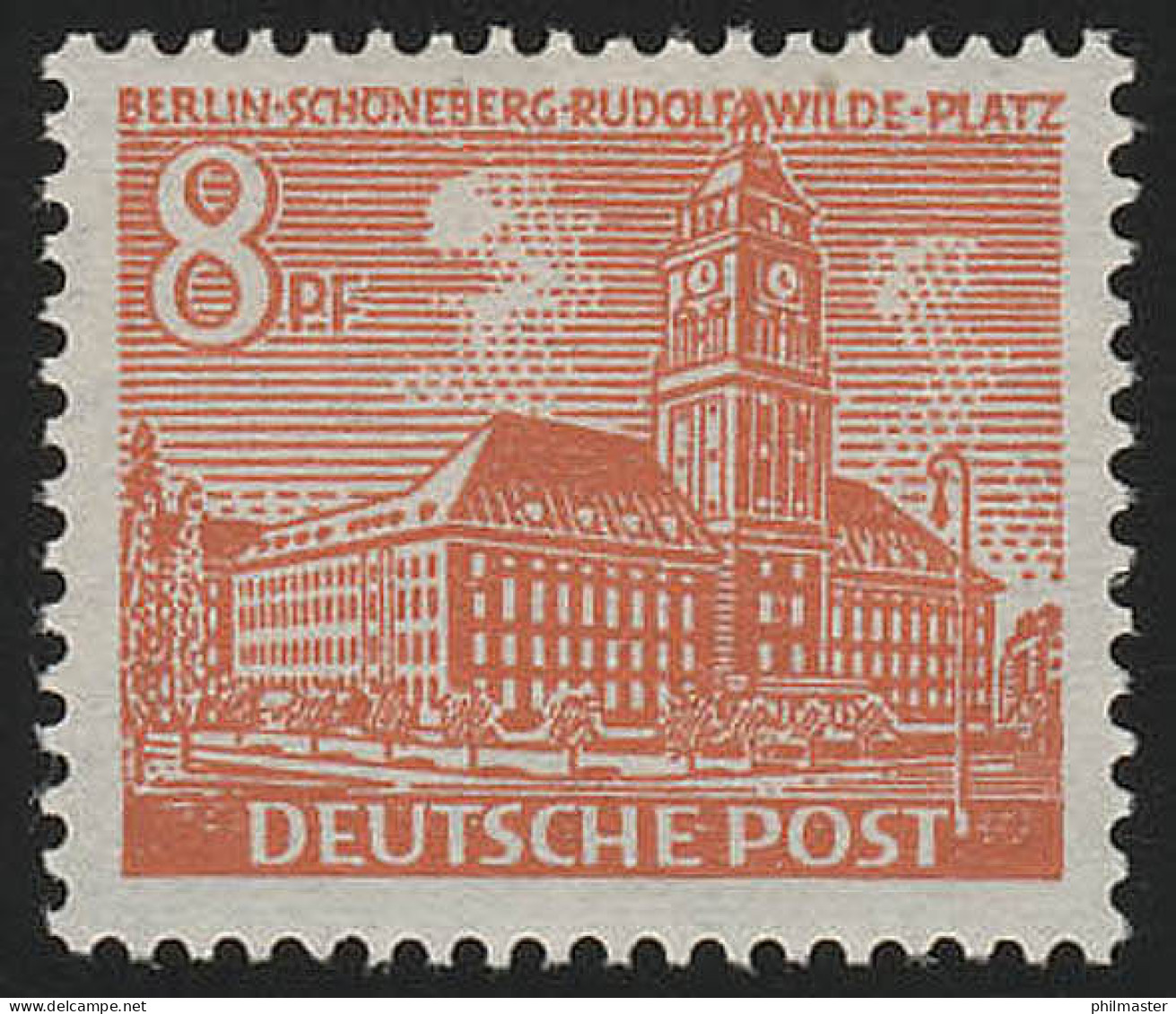 46 Berliner Bauten 8 Pf ** - Nuovi