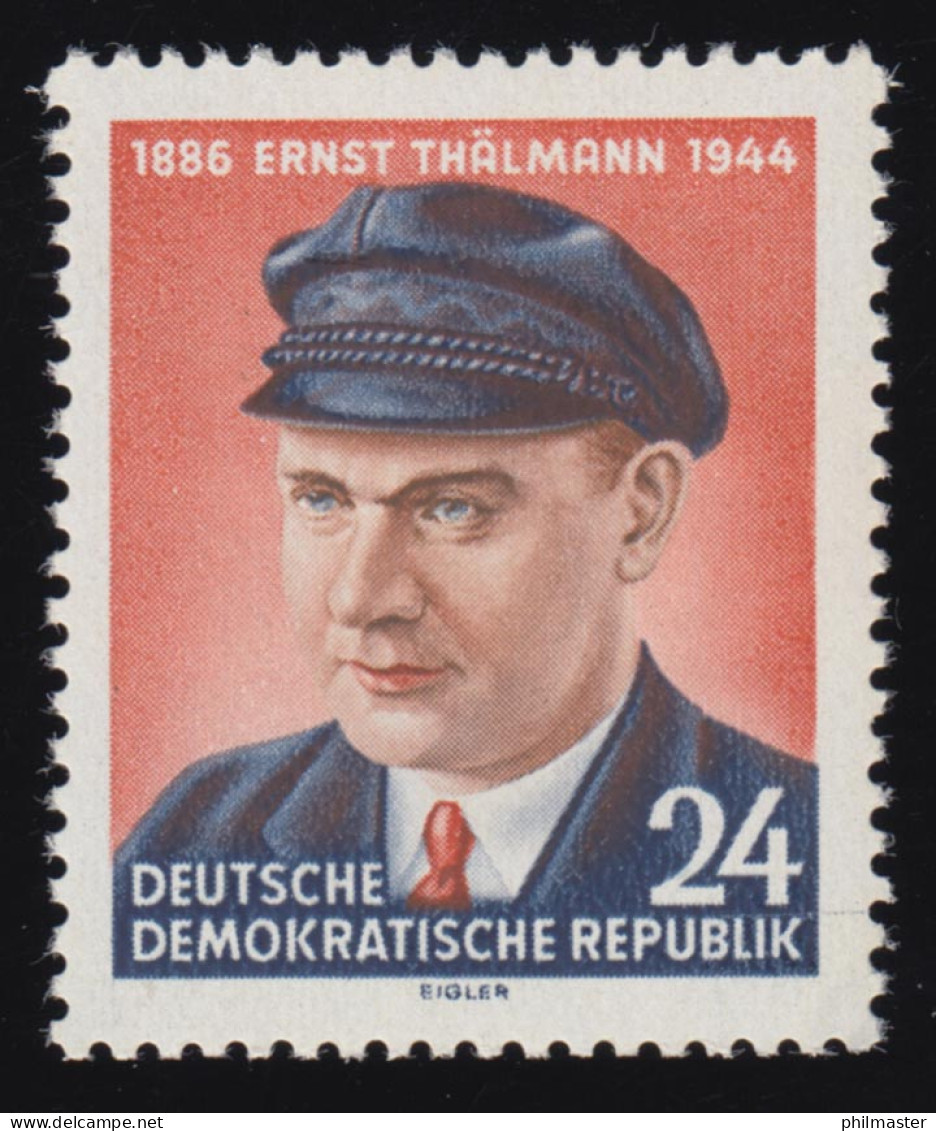 432II Ernst Thälmann, 2. Auflage (hellere Farben), ** Postfrisch - Nuevos