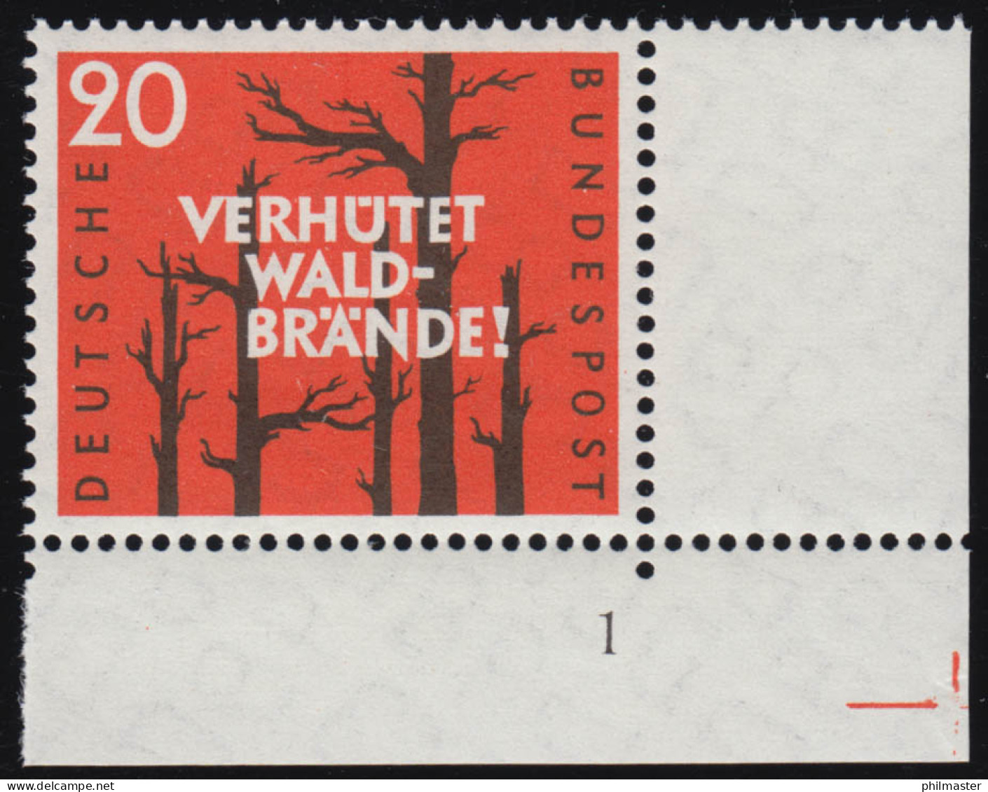 283 Waldbrandverhütung ** FN1 Dg-1 - Unused Stamps