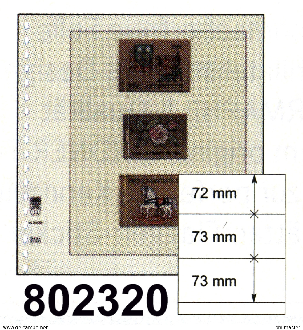 LINDNER-T-Blanko-Blätter Nr. 802 320 - 10er-Packung - Vírgenes