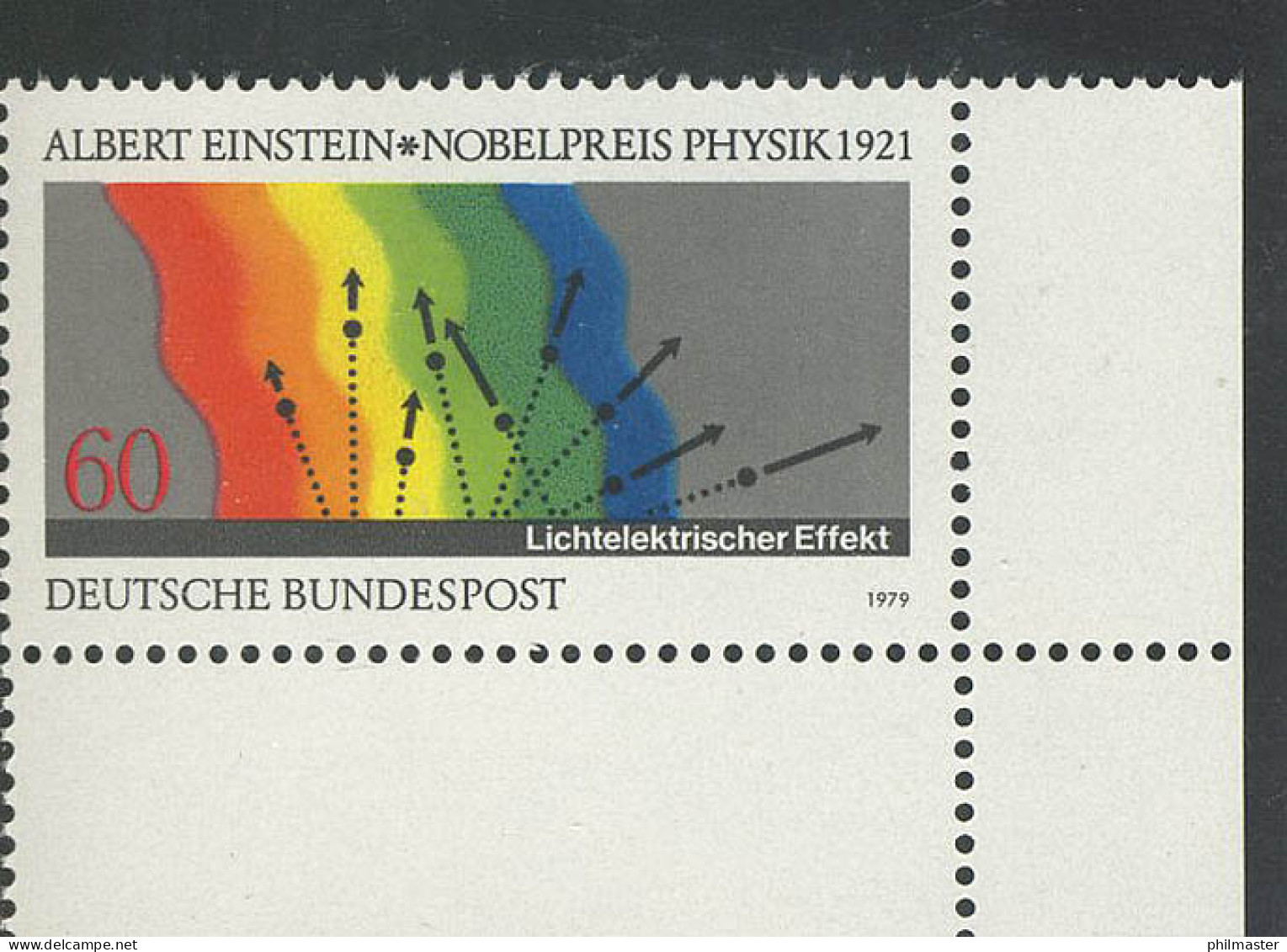 1019 Nobelpreisträger Physik Einstein ** Ecke U.r. - Neufs