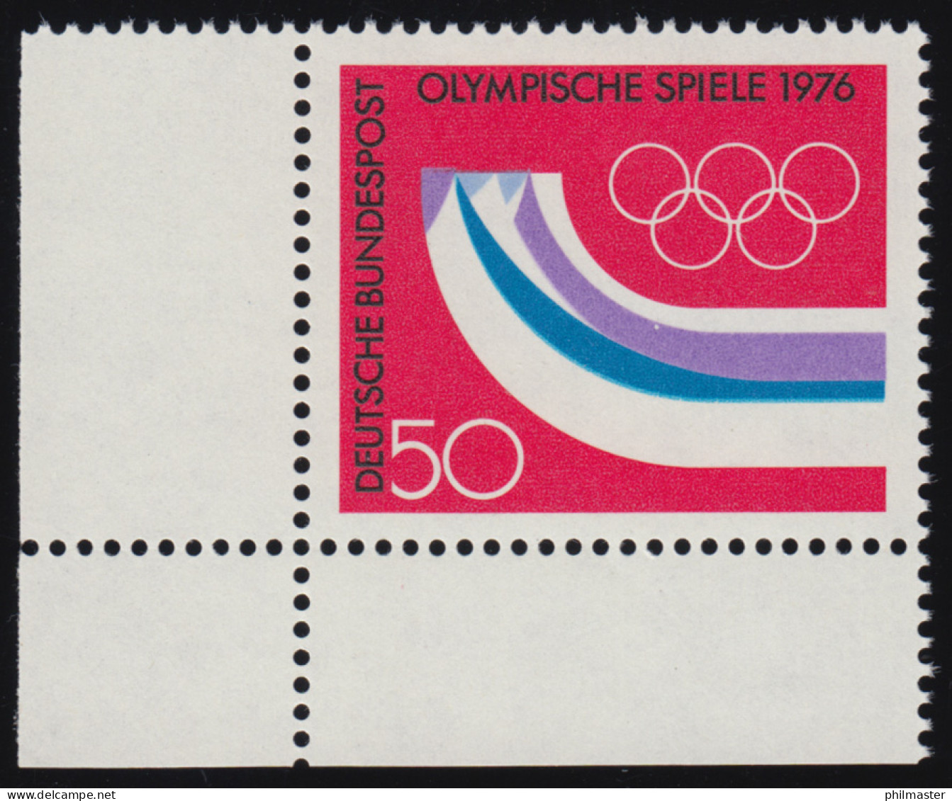 875 Olympische Winterspiele ** Ecke U.l. - Neufs