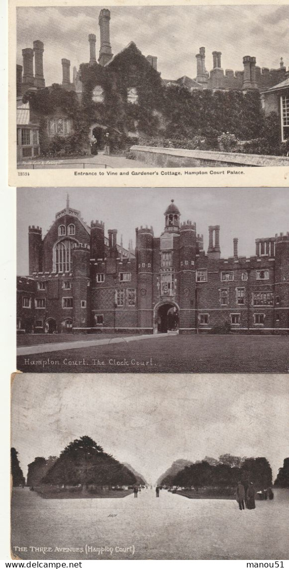 Angleterre - LONDON - HAMPTON COURT - Lot De 5 CPA - Hampton Court