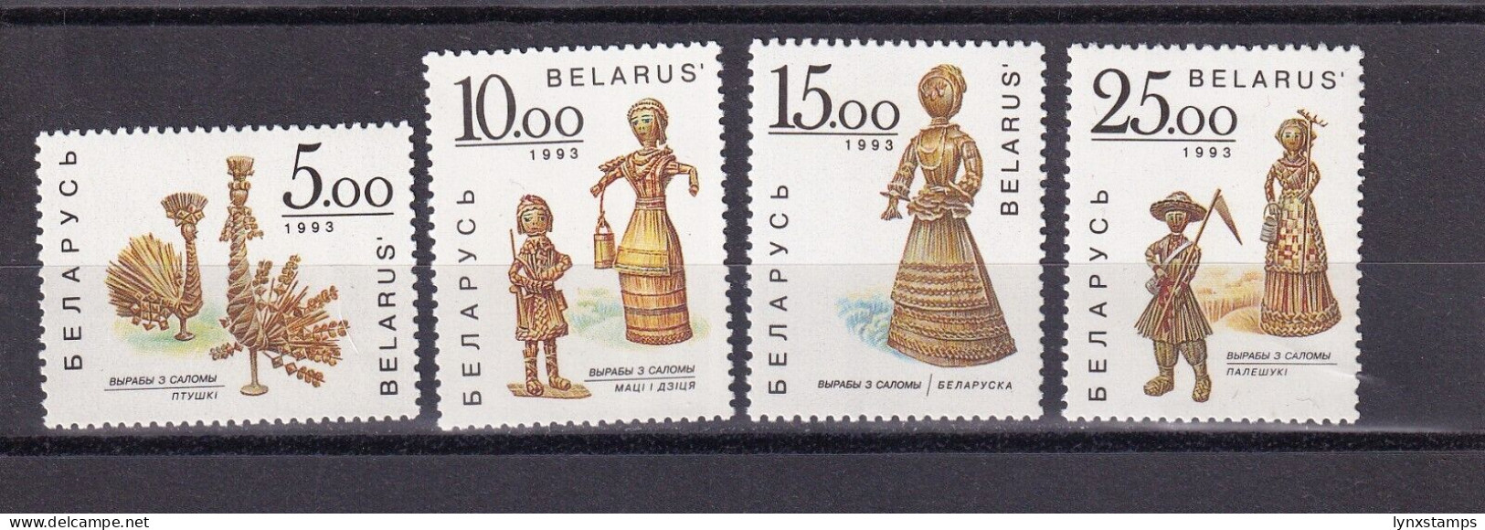 SA06 Belarus 1993 Straw Figures Mint Stamps - Bielorrusia