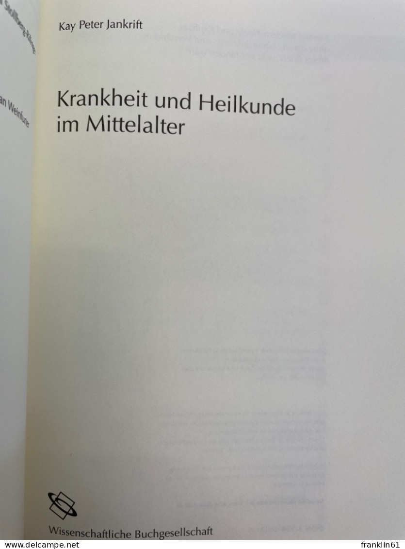 Krankheit Und Heilkunde Im Mittelalter. - 4. Neuzeit (1789-1914)