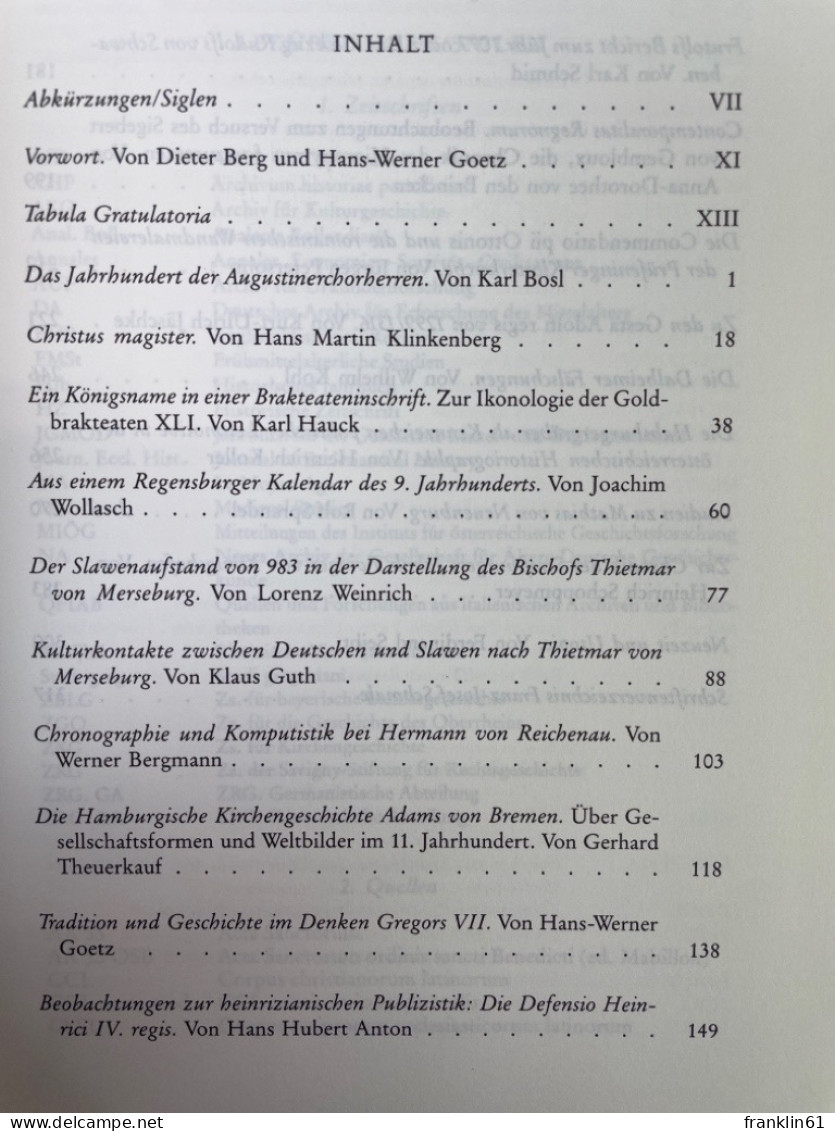 Historiographia Mediaevalis : Studien Zur Geschichtsschreibung Und Quellenkunde Des Mittelalters ; Festschrift - 4. 1789-1914