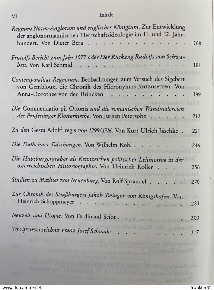 Historiographia Mediaevalis : Studien Zur Geschichtsschreibung Und Quellenkunde Des Mittelalters ; Festschrift - 4. Neuzeit (1789-1914)