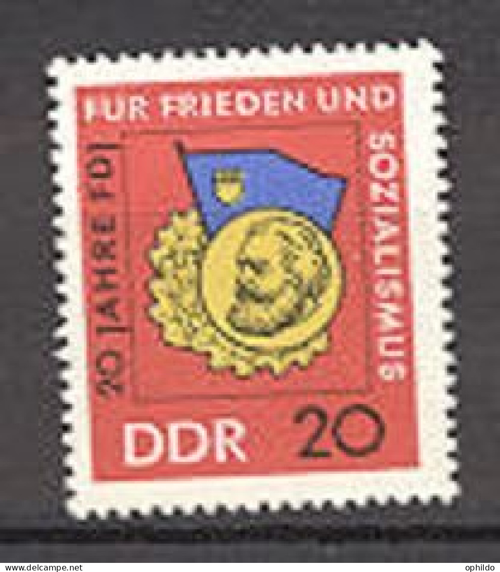 DDR    865   * *  TB   - Unused Stamps