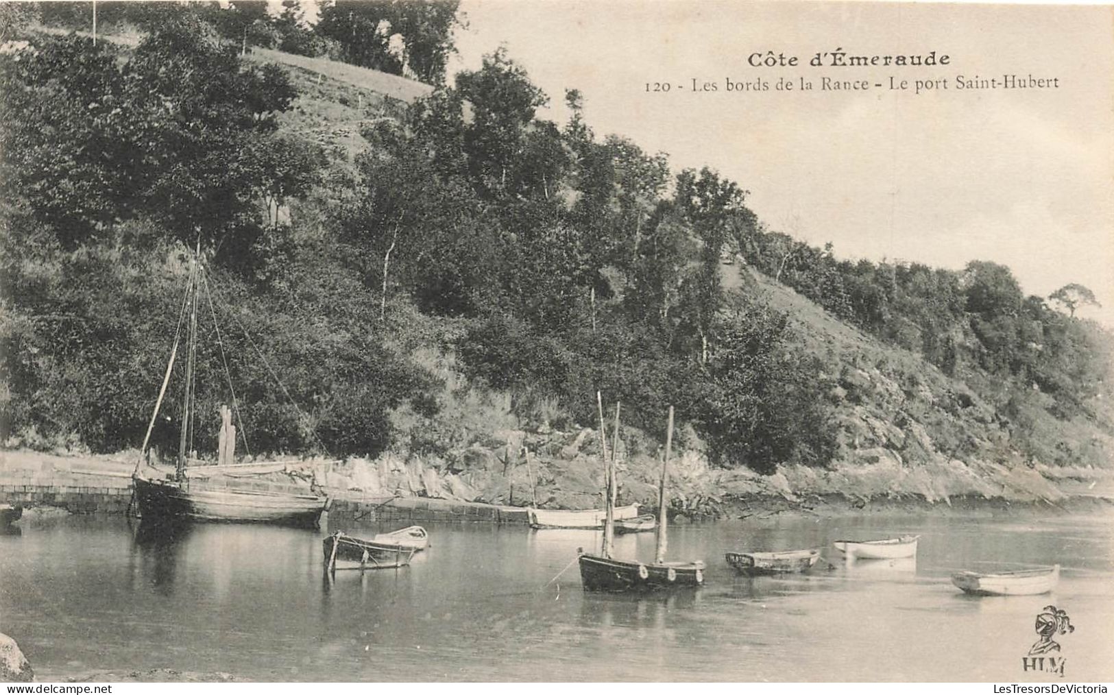 FRANCE - Côte D'Emeraude - Vue Sur Les Bords De La Rance - Le Port Saint Hubert - Bateaux - Carte Postale Ancienne - Plouër-sur-Rance