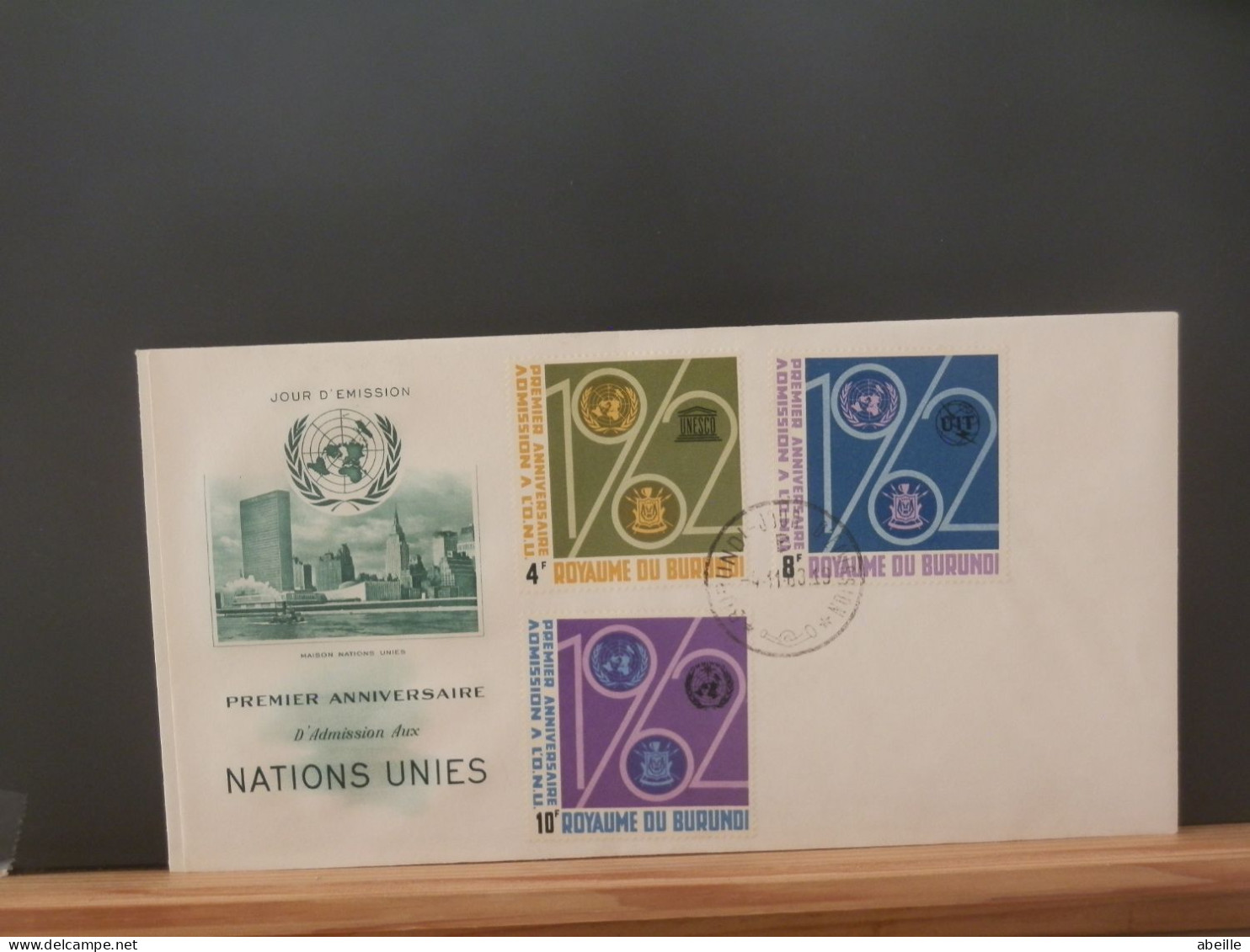 107/017 3   FDC   BURUNDI 1963 - FDC