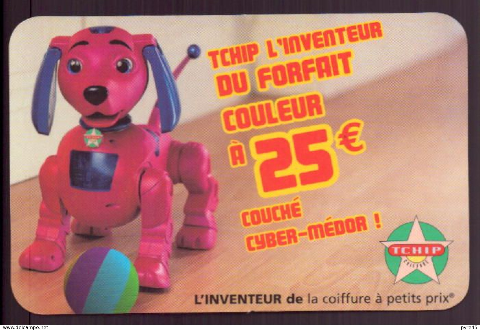 CARTE PUBLICITAIRE TCHIP LE RAINCY COIFFURE - Cartes De Visite