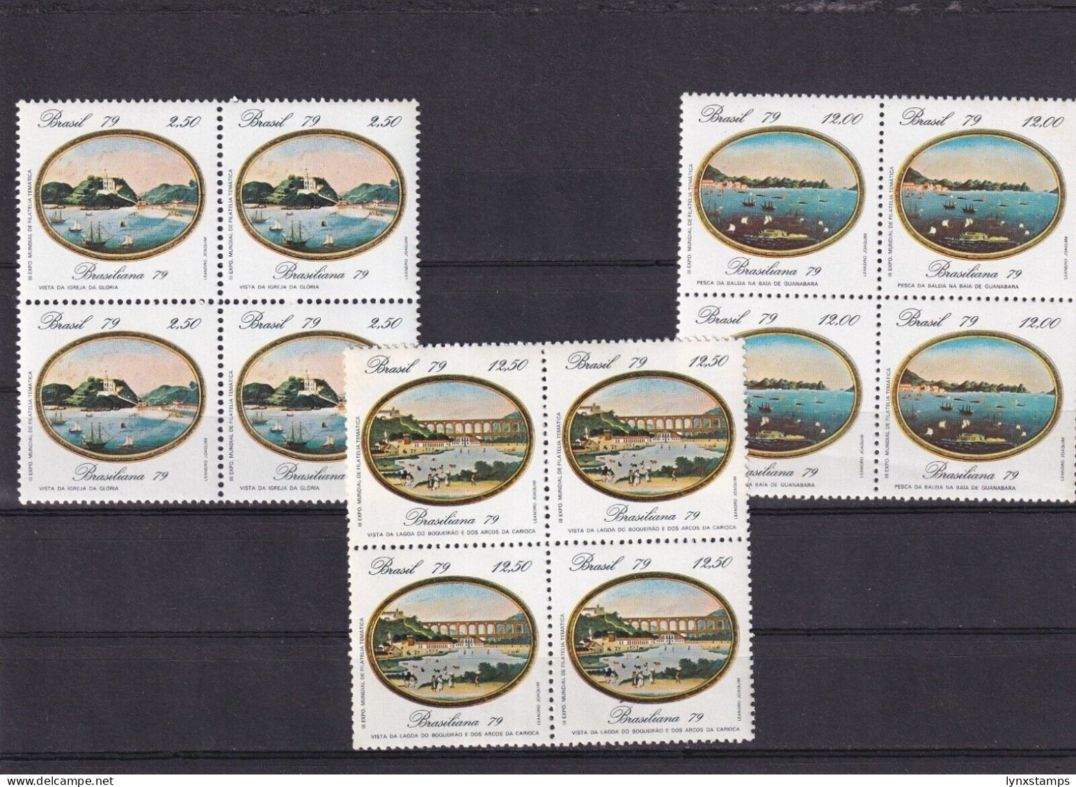 SA06 Brazil 1979 Third World Thematic Stamp Exhibition "Brasiliana 79" Blocks - Unused Stamps