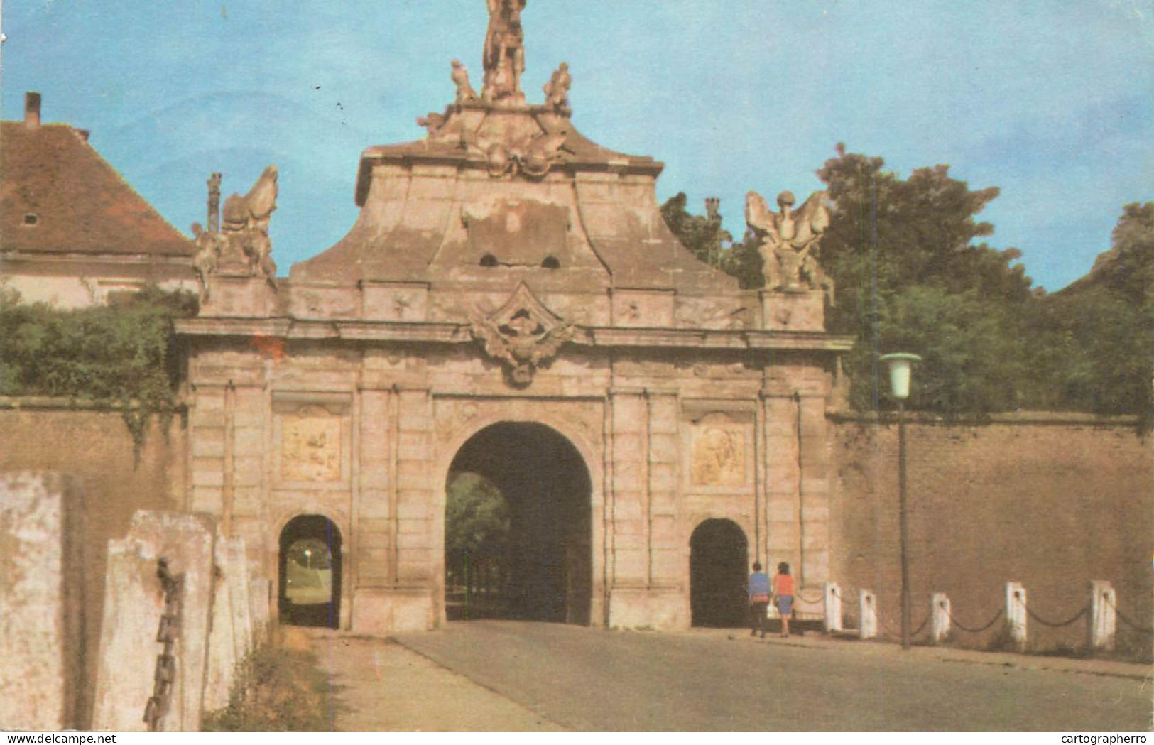 Postcard Romania Alba Iulia Poarta Cetatii - Romania