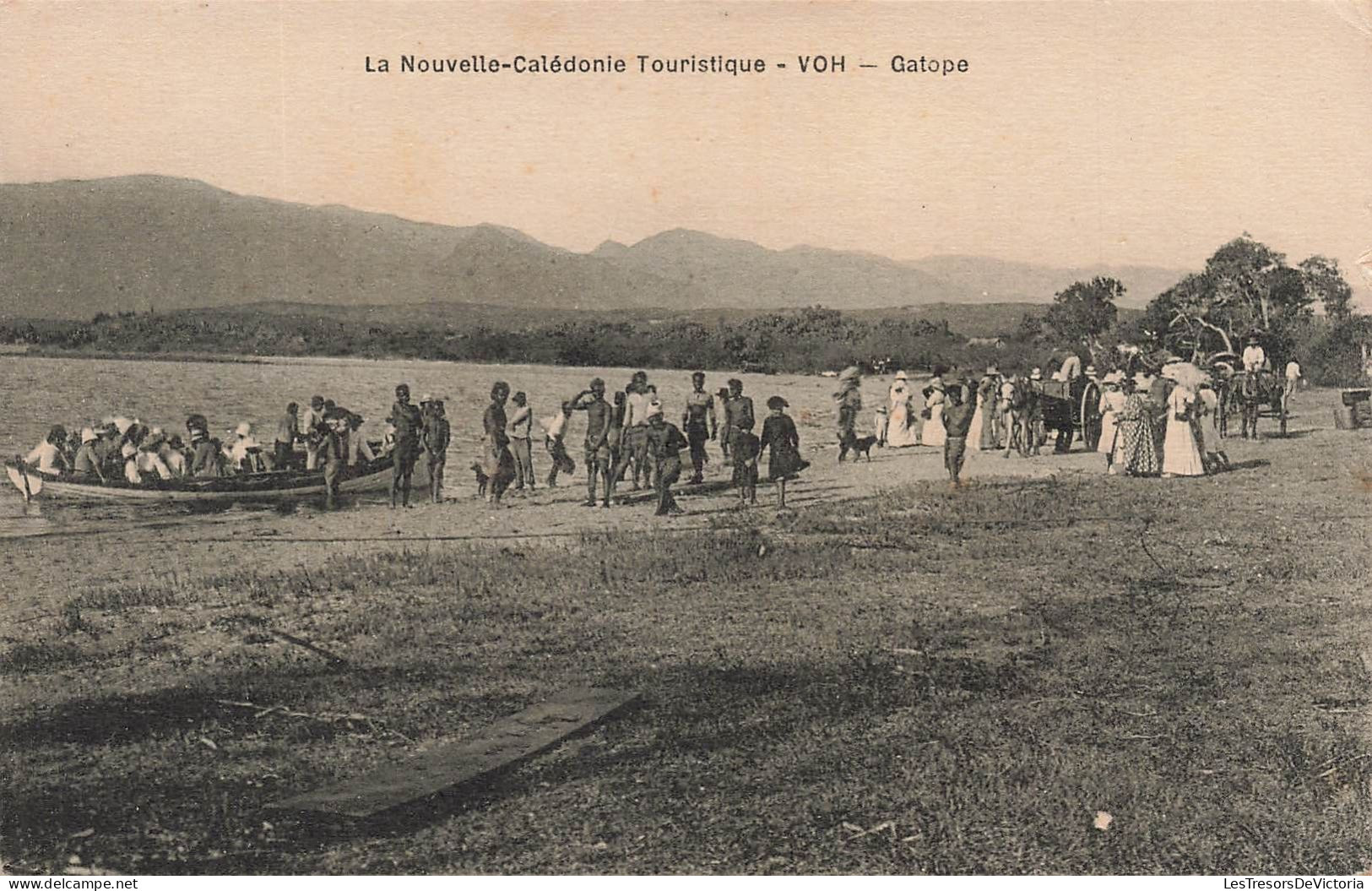 NOUVELLE CALEDONIE - Voh - Gatope - Animé - Carte Postale Ancienne - Nouvelle-Calédonie