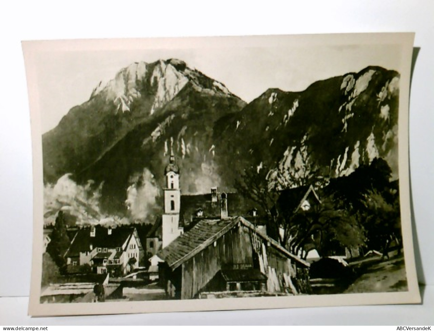 Haus D. Dt. Kunst. Beim Messner - Wirt In Kiefersfelden. Alte Ansichtskarte / Postkarte S/w Von Anton Kürmaie - Non Classificati