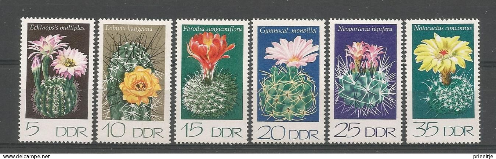 DDR 1974 Cactusses Y.T. 1602/1607  ** - Neufs
