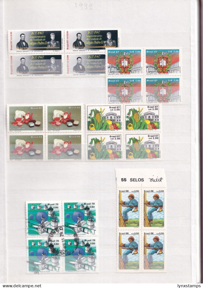 SA06 Brazil Different Blocks Used And Mint - Ungebraucht