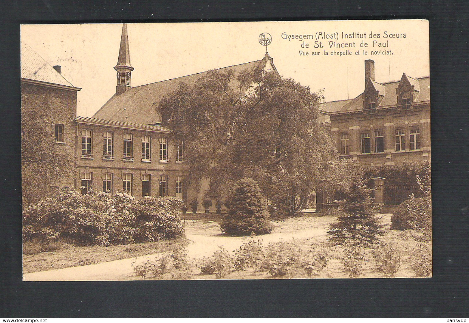 GYSEGEM (ALOST- AALST)- INSTITUT DES SOEURS DE ST. VINCENT DE PAUL-VUE SUR LA CHAPELLE ET LE NOVICIAT- NELS   (11.105) - Aalst