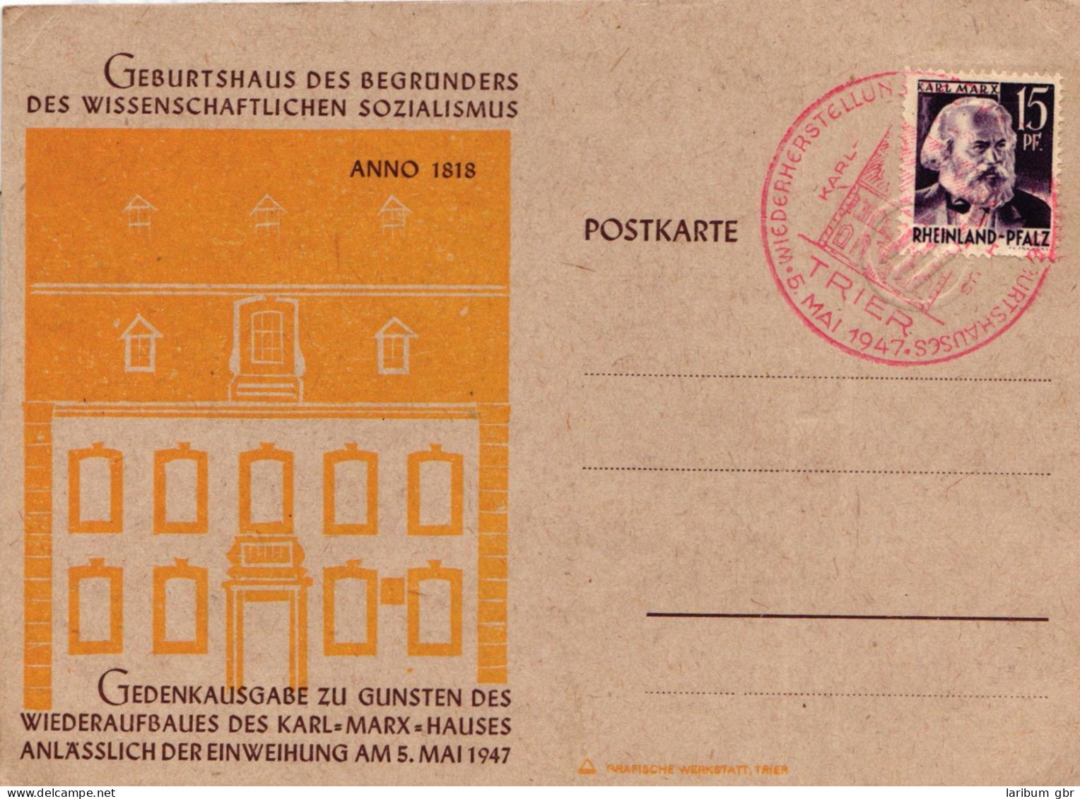 Französische Zone Rheinland-Pfalz 5 Auf Postkarte #IS025 - Rheinland-Pfalz