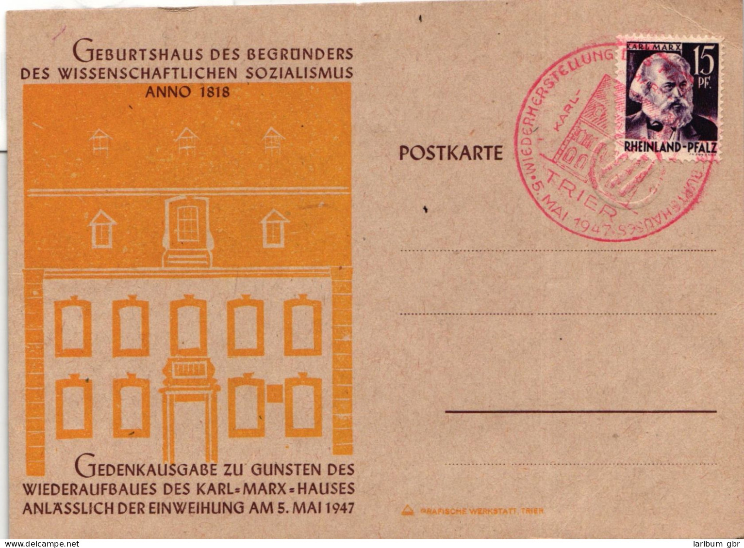 Französische Zone Rheinland-Pfalz 5 Auf Postkarte #IS030 - Rheinland-Pfalz