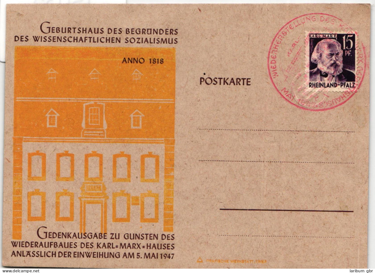 Französische Zone Rheinland-Pfalz 5 Auf Postkarte #IS035 - Rheinland-Pfalz