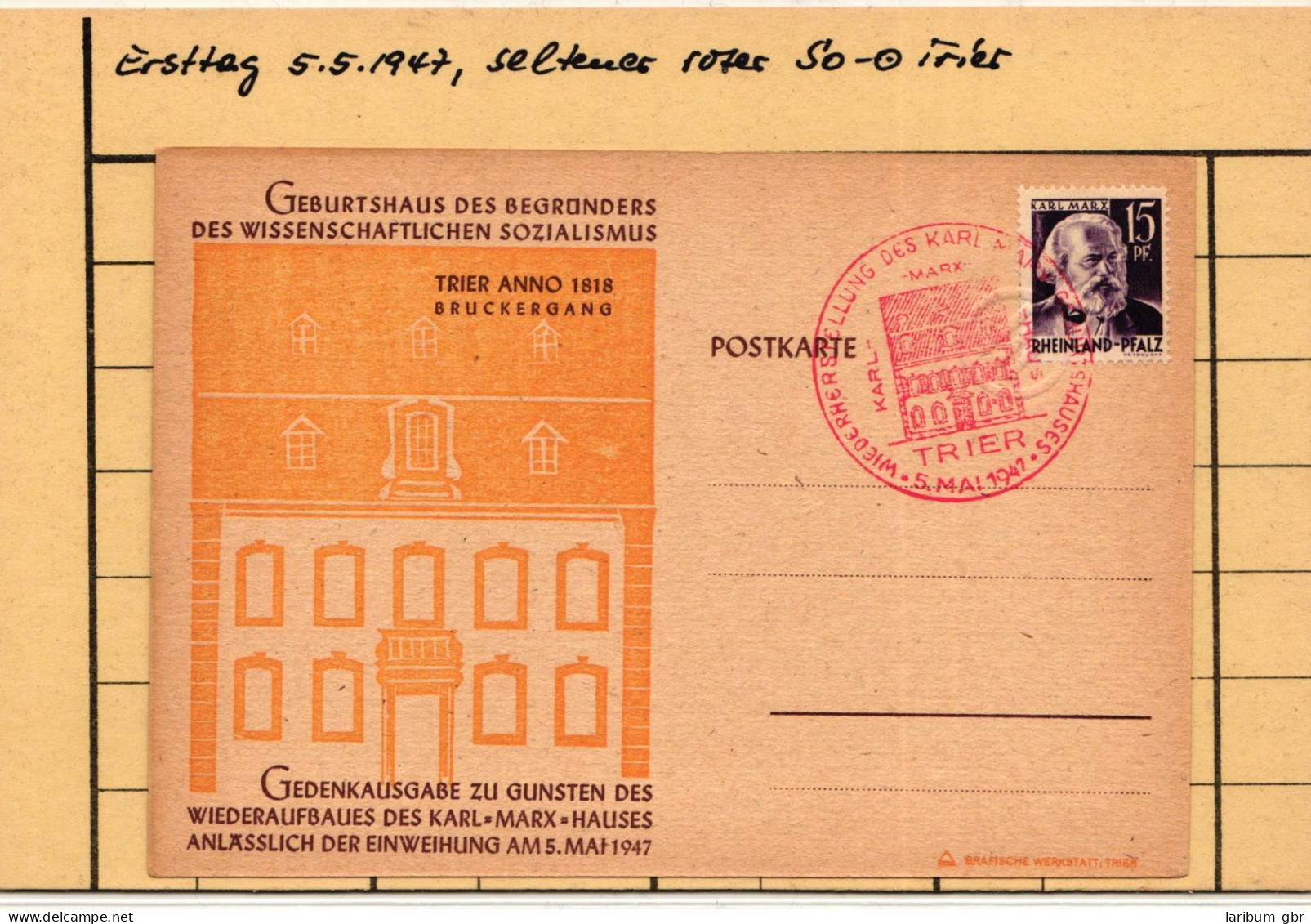 Französische Zone Rheinland-Pfalz 5 Auf Postkarte #IS016 - Rheinland-Pfalz