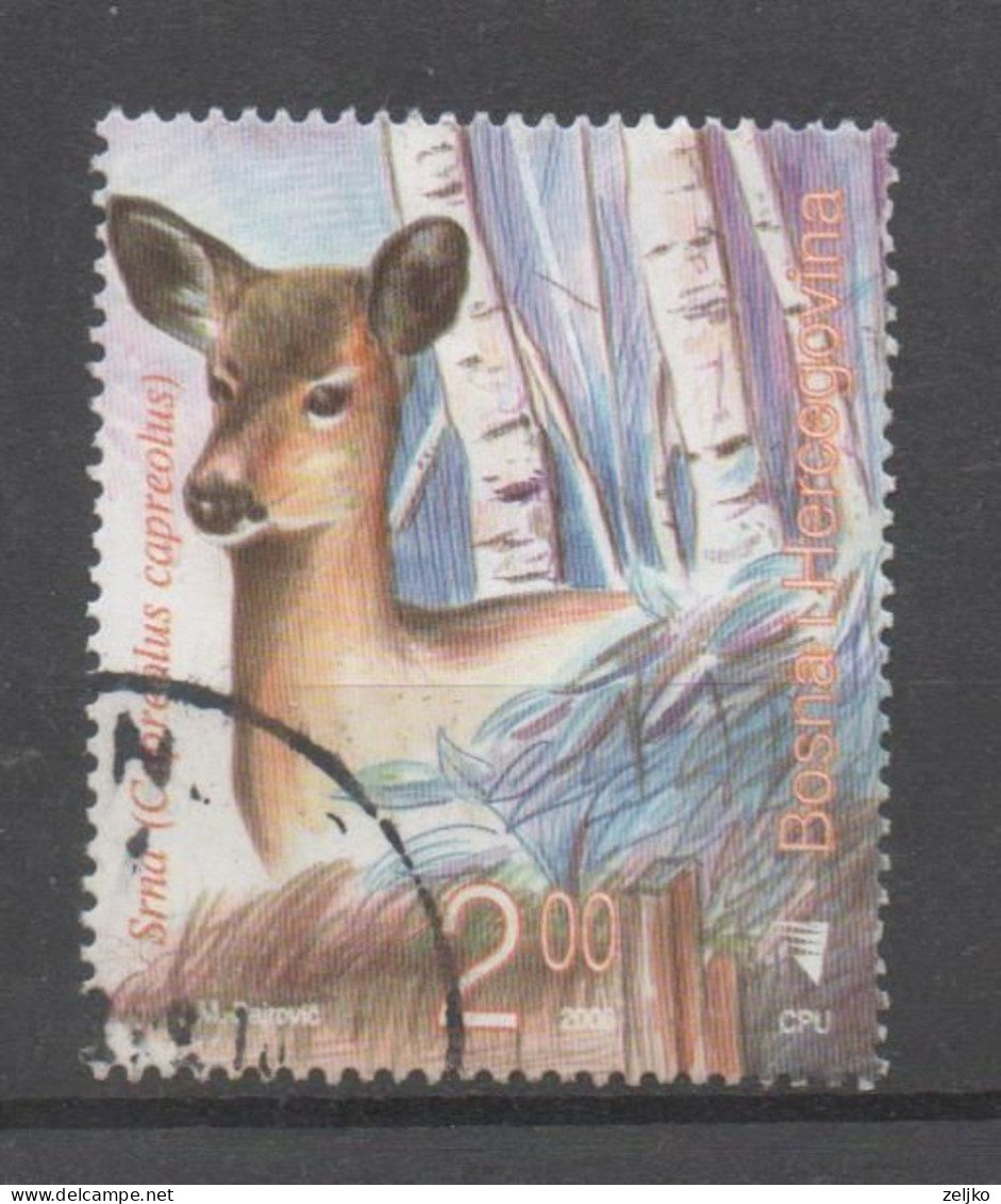 Bosnia And Herzegovina, Sarajevo 2006, Used, Michel 450, Fauna, Roe Deer - Bosnien-Herzegowina