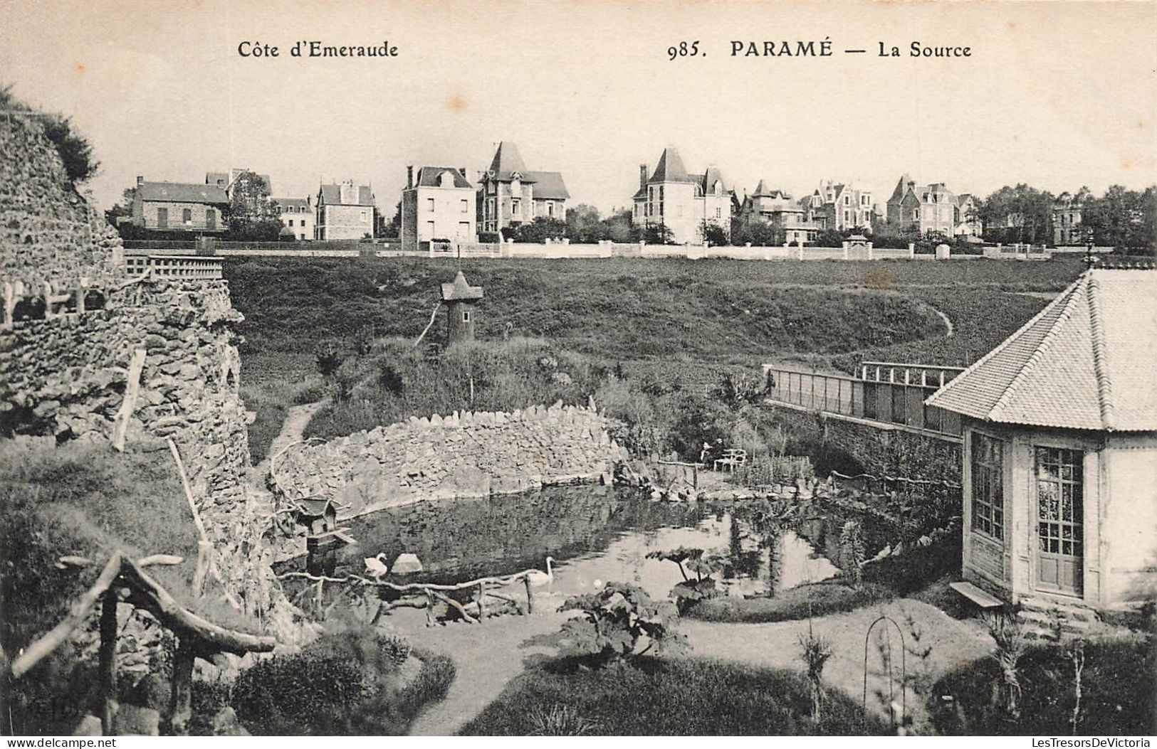 FRANCE - Côte D'Emeraude - Parame - La Source - Vue Sur Une Partie De La Ville - Carte Postale Ancienne - Parame