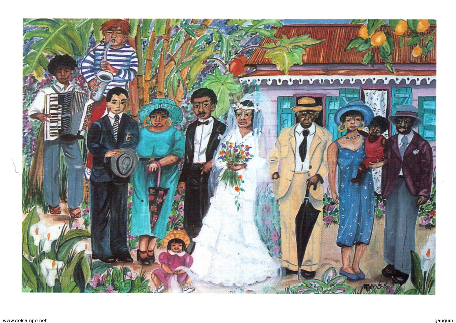 CPM - ILE De La RÉUNION - Illustration De MENTALO - Mariage - Edition Agedis - Other & Unclassified