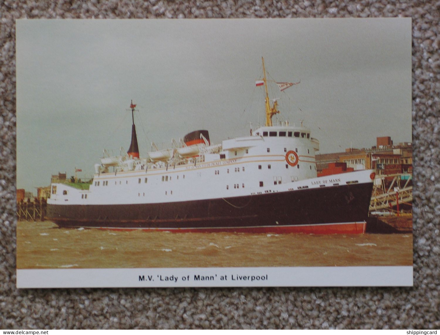 ISLE OF MAN STEAM PACKET LADY OF MANN AT LIVERPOOL - Transbordadores