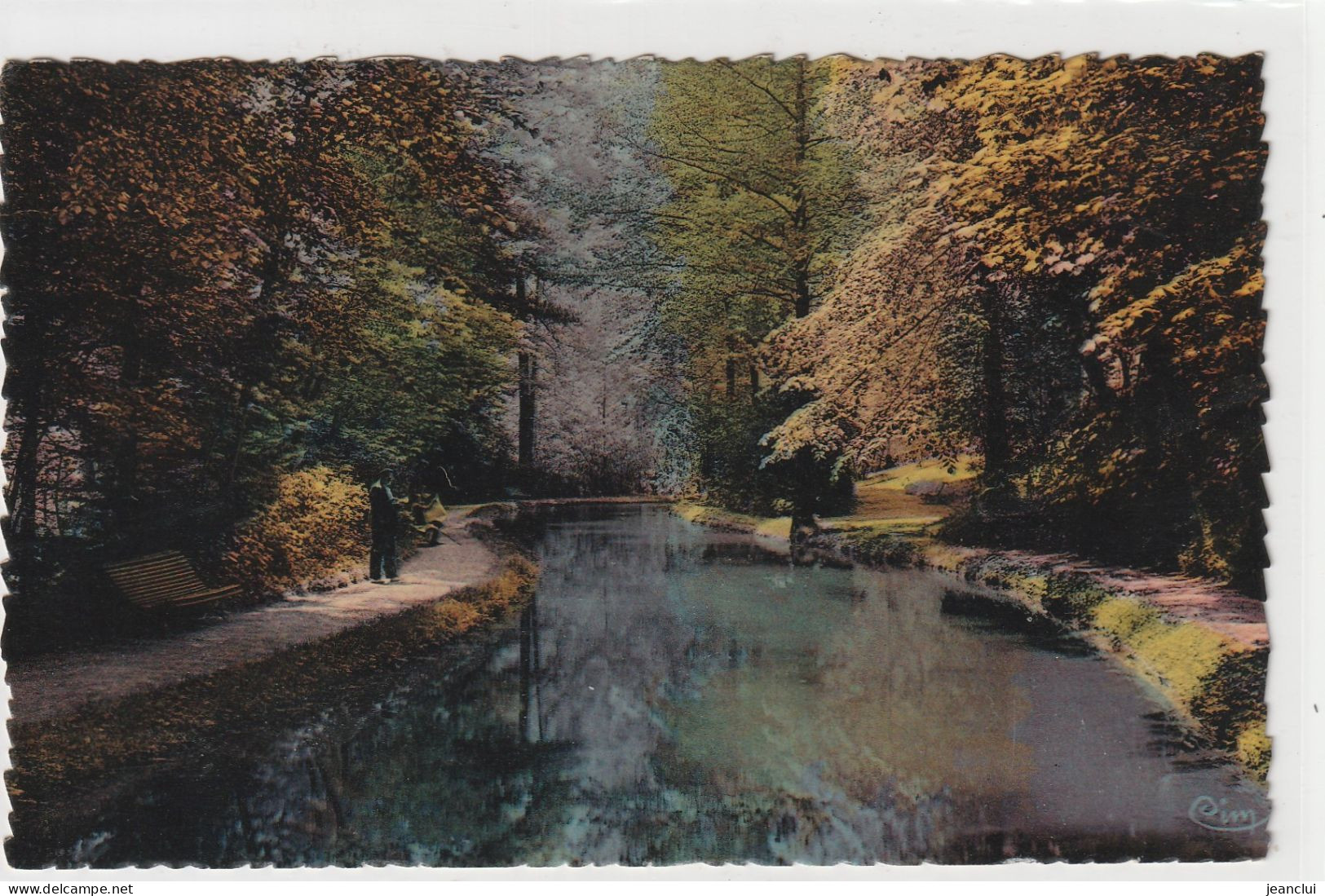 AX-les-THERMES  .  UN COIN DU PARC DU TEICH  .  CARTE NON ECRITE - Ax Les Thermes