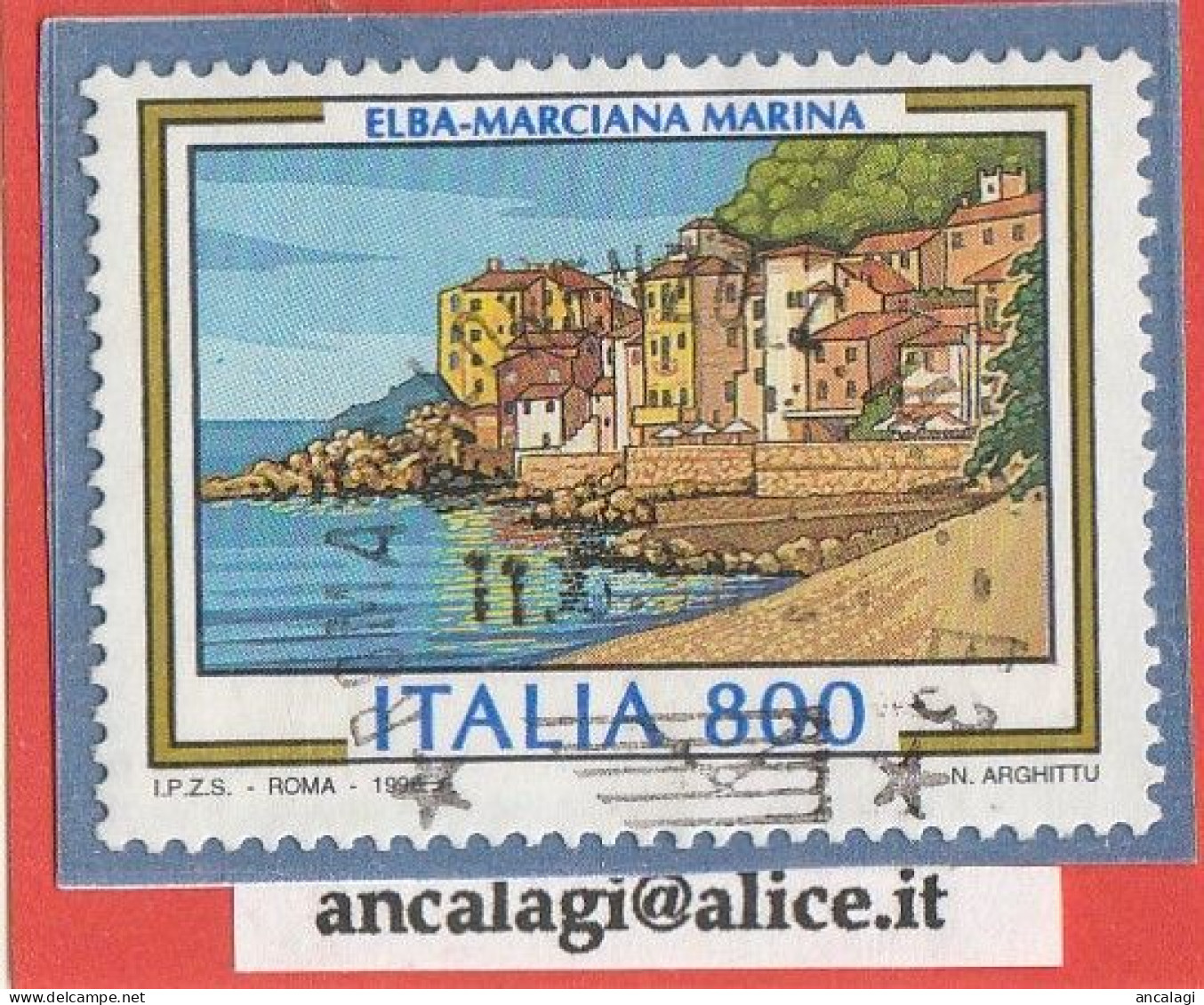 USATI ITALIA 1998 - Ref.0792 "PROPAGANDA TURISTICA" 1 Val. - - 1991-00: Afgestempeld