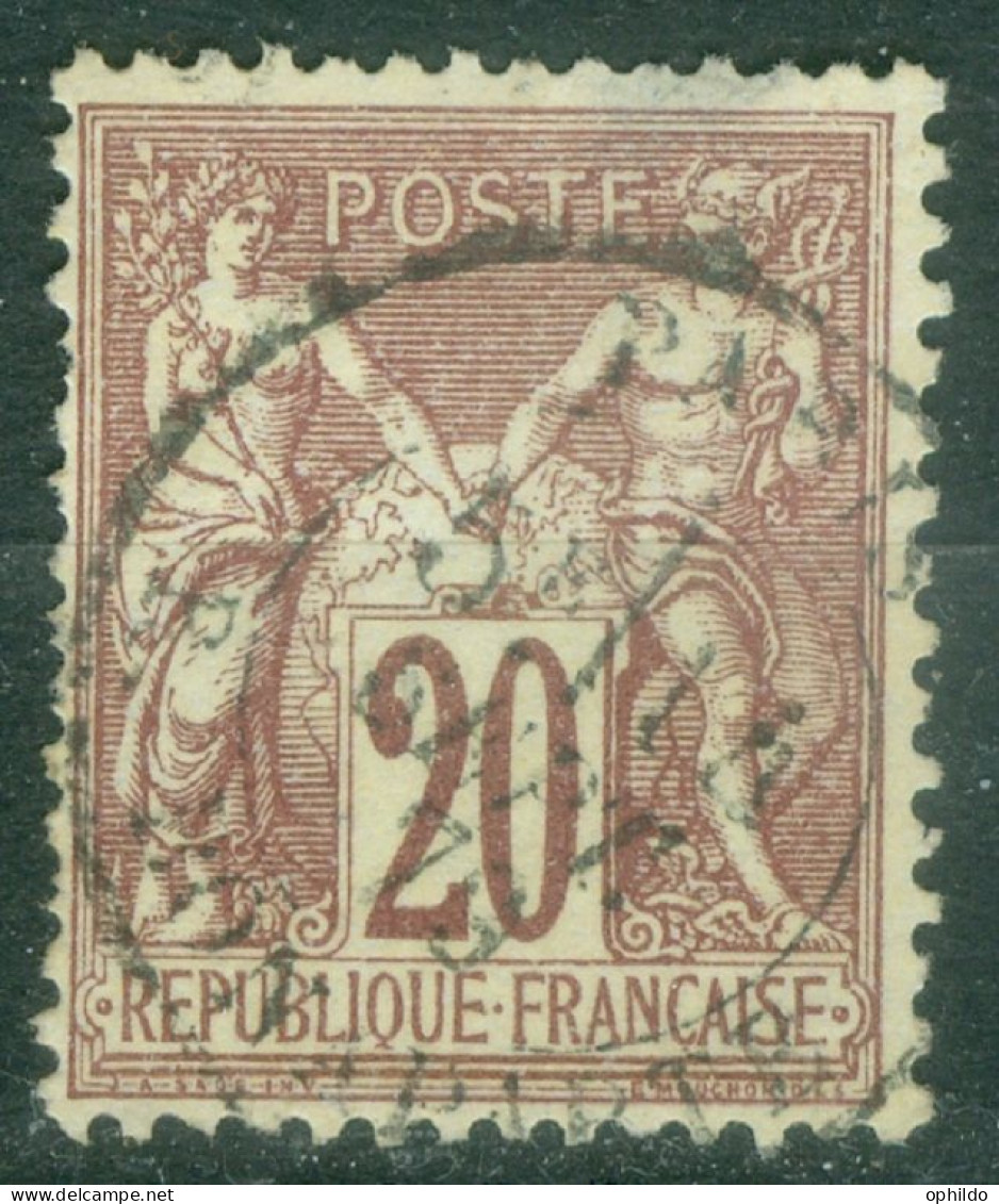 France   67  Ob  Second Choix  Voir Scan Et Description   - 1876-1878 Sage (Tipo I)