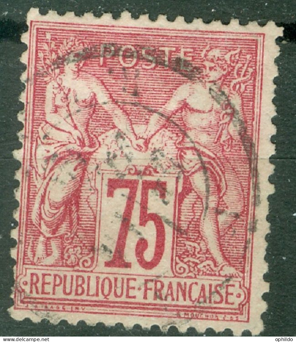 France   71  Ob  TB  - 1876-1878 Sage (Type I)