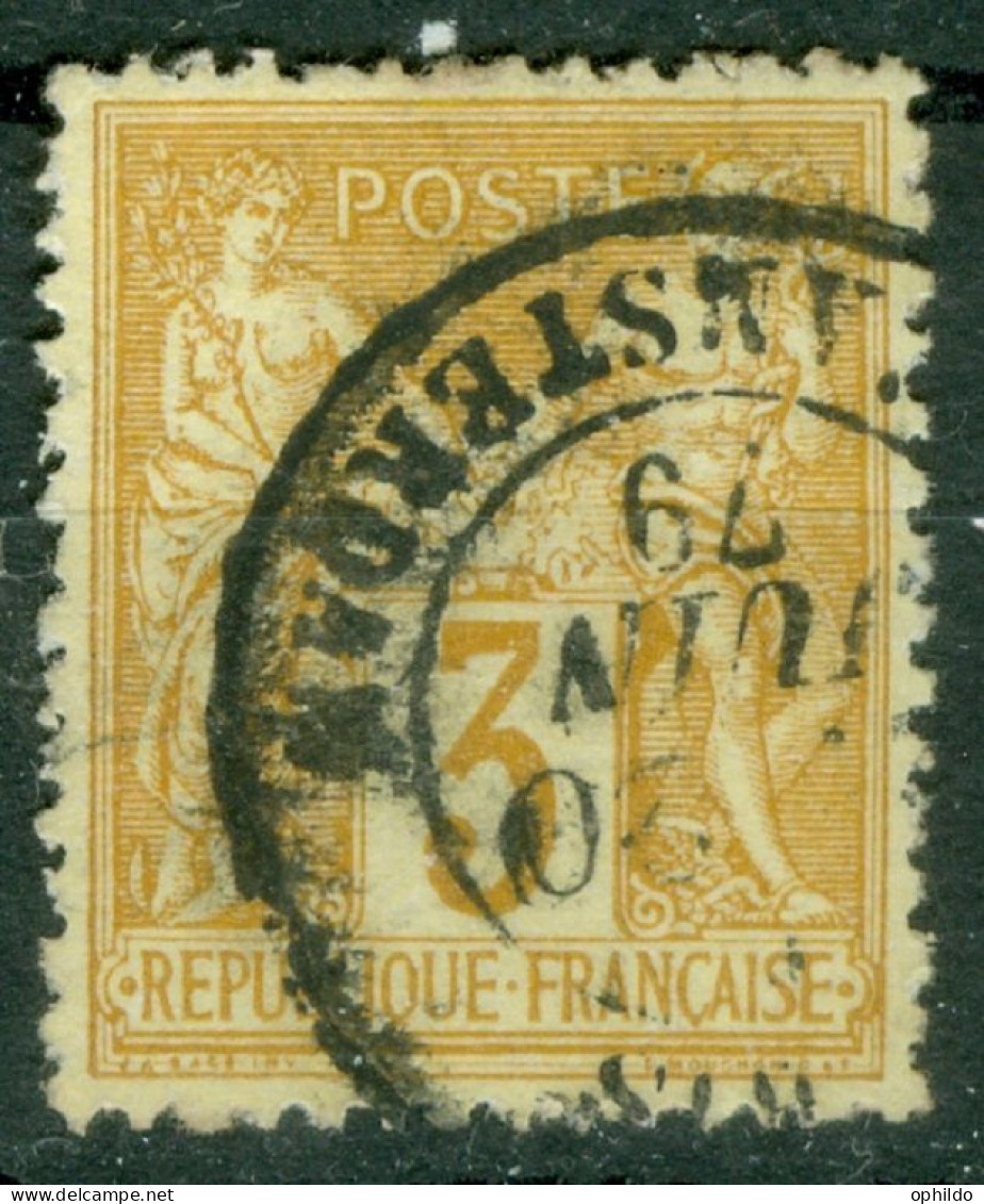 France   86  Ob  TB   - 1876-1898 Sage (Type II)