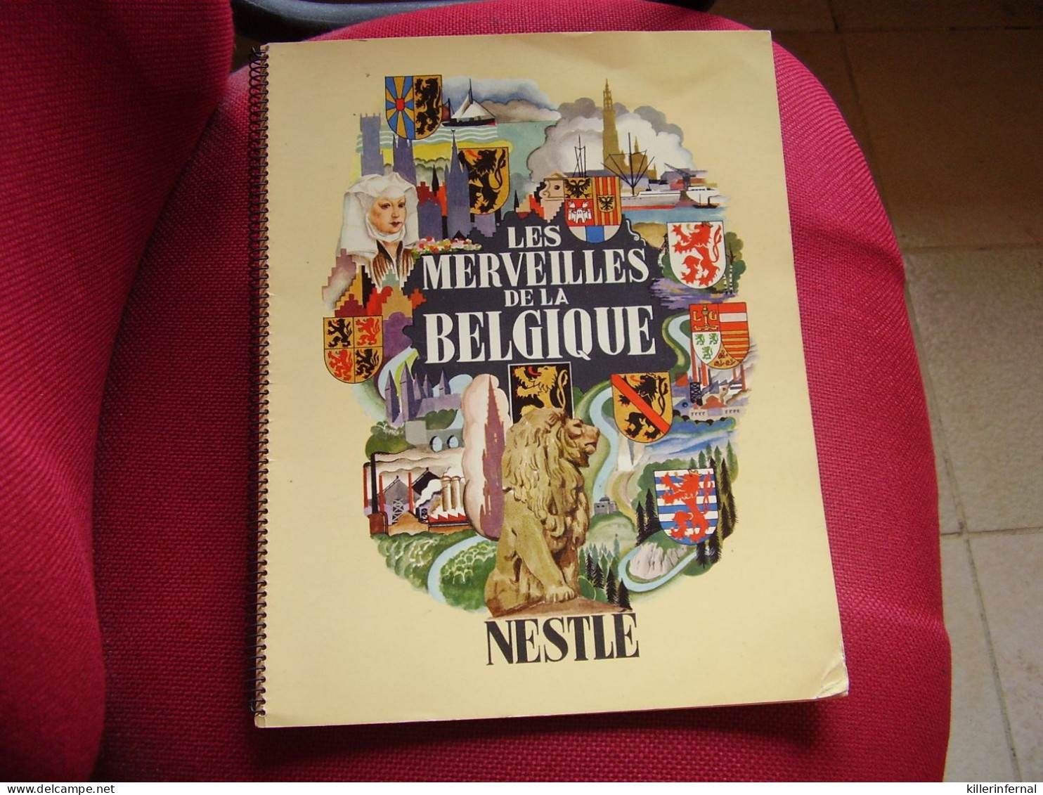 Album Chromos Images Vignettes Nestle ** Les Merveilles De La Belgique *** + Jeu De L'Oie - Albums & Catalogues