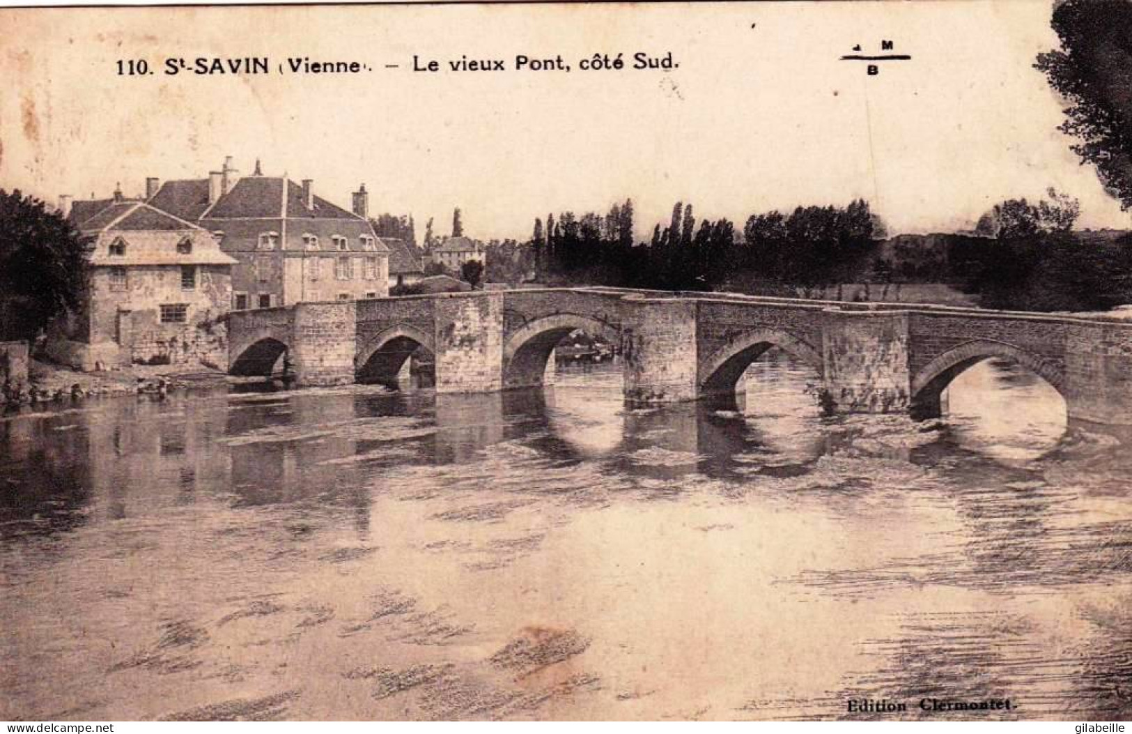 86 - Vienne -  SAINT SAVIN Sur GARTEMPE -  Le Vieux Pont - Saint Savin