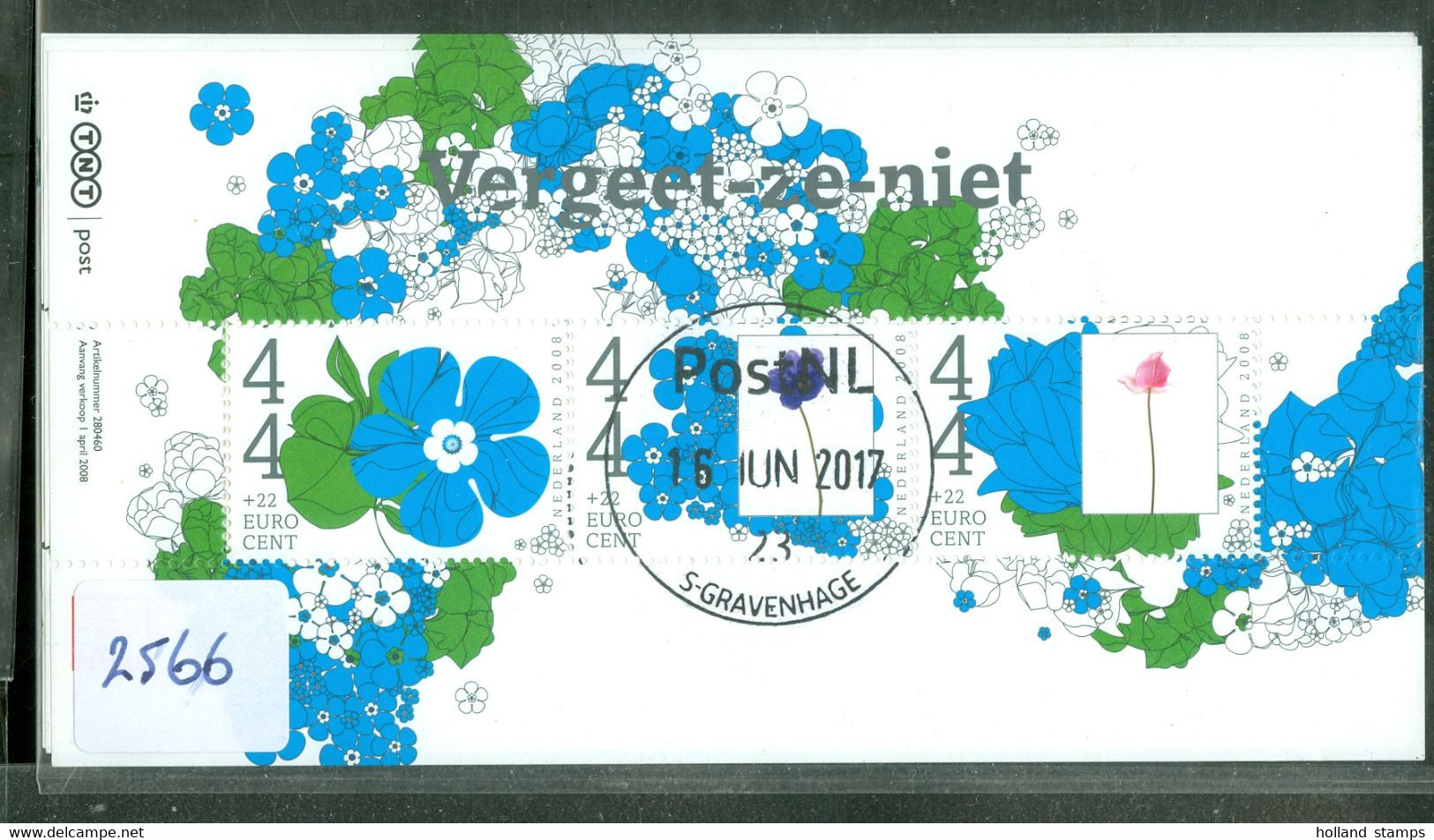 NEDERLAND * NVPH 2566 * BLOK * BLOC * BLOCK * NETHERLANDS * POSTFRIS GESTEMPELD * C.W. EURO 4.00 - Used Stamps