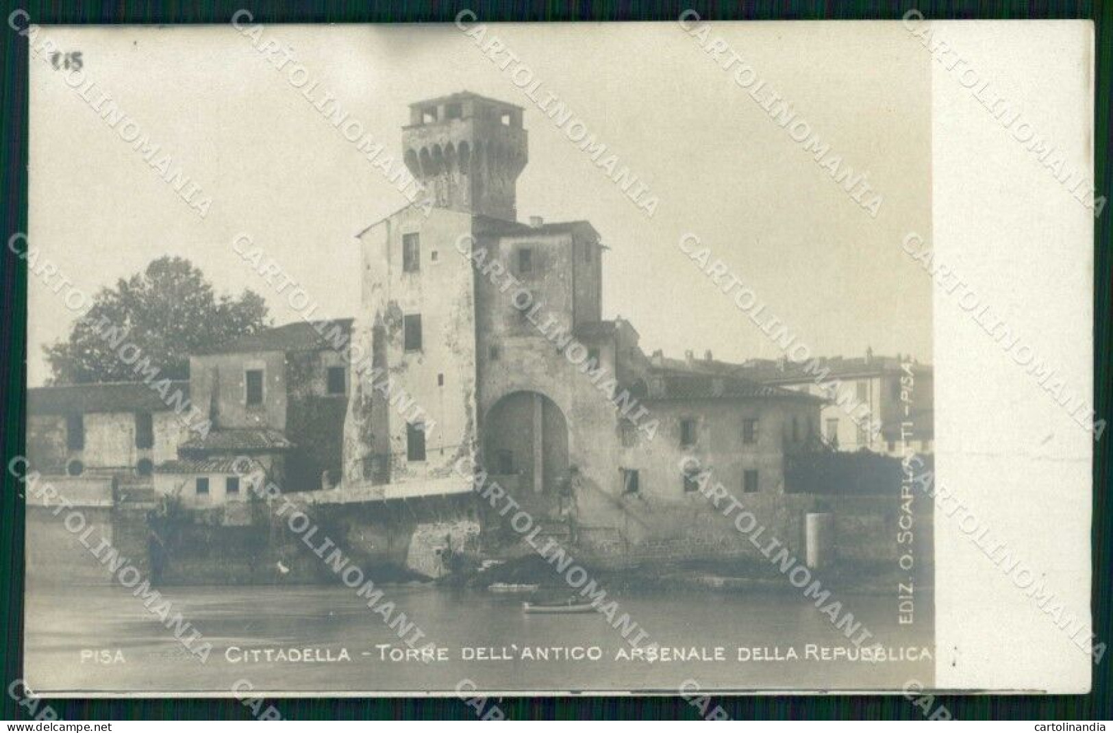 Pisa Città Torre Dell'Antico Arsenale Della Repubblica Foto Cartolina RB9971 - Pisa