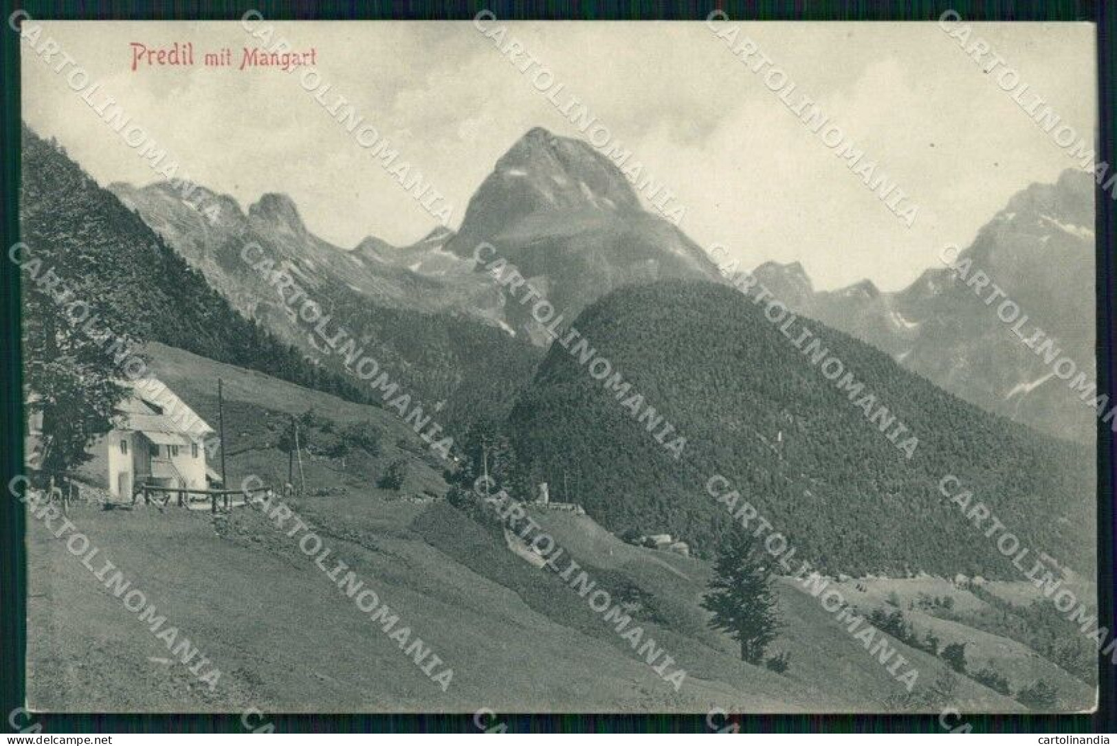 Udine Tarvisio Passo Del Predil Con Mangart Stengel 22164 Cartolina RT0263 - Udine