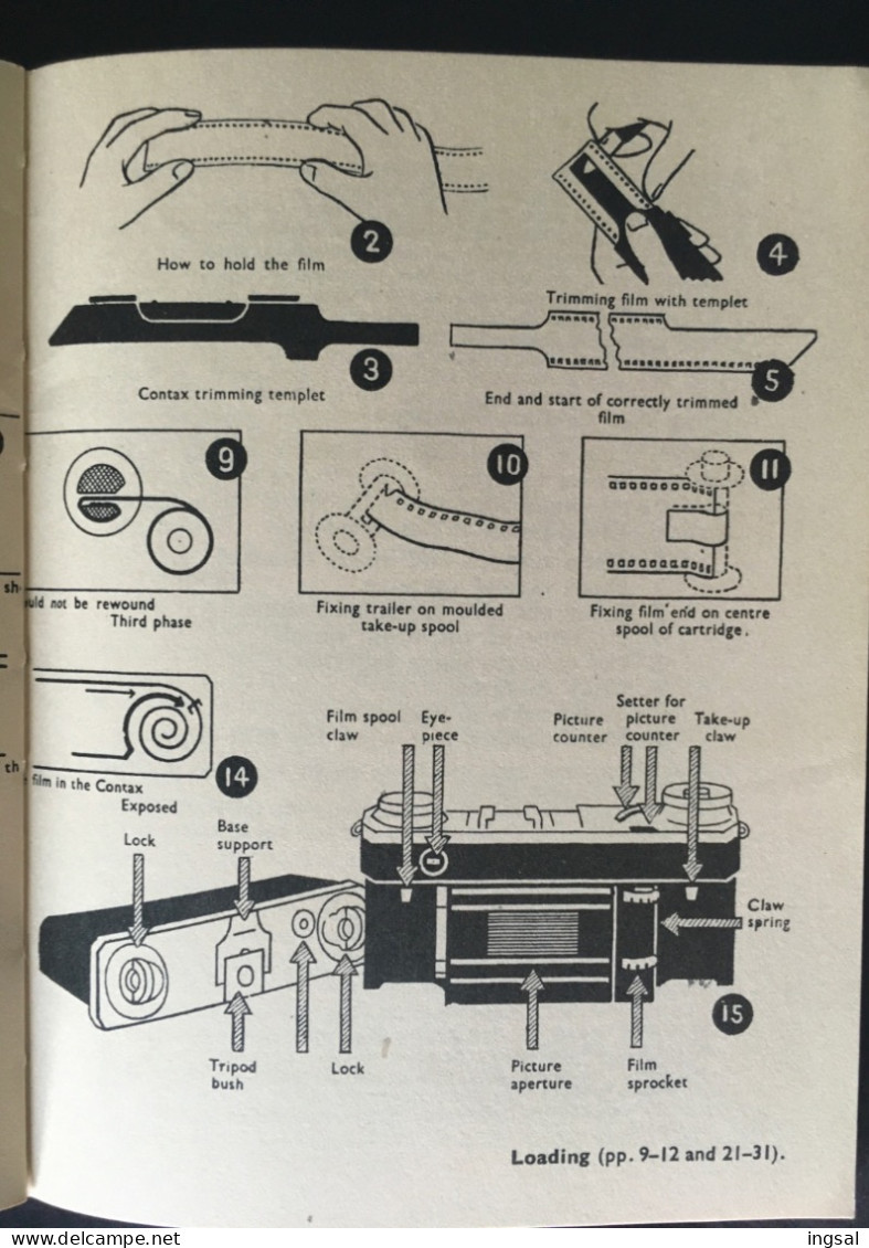 CONTAX…………Instructions Booklet….110 Pages - Fotografia