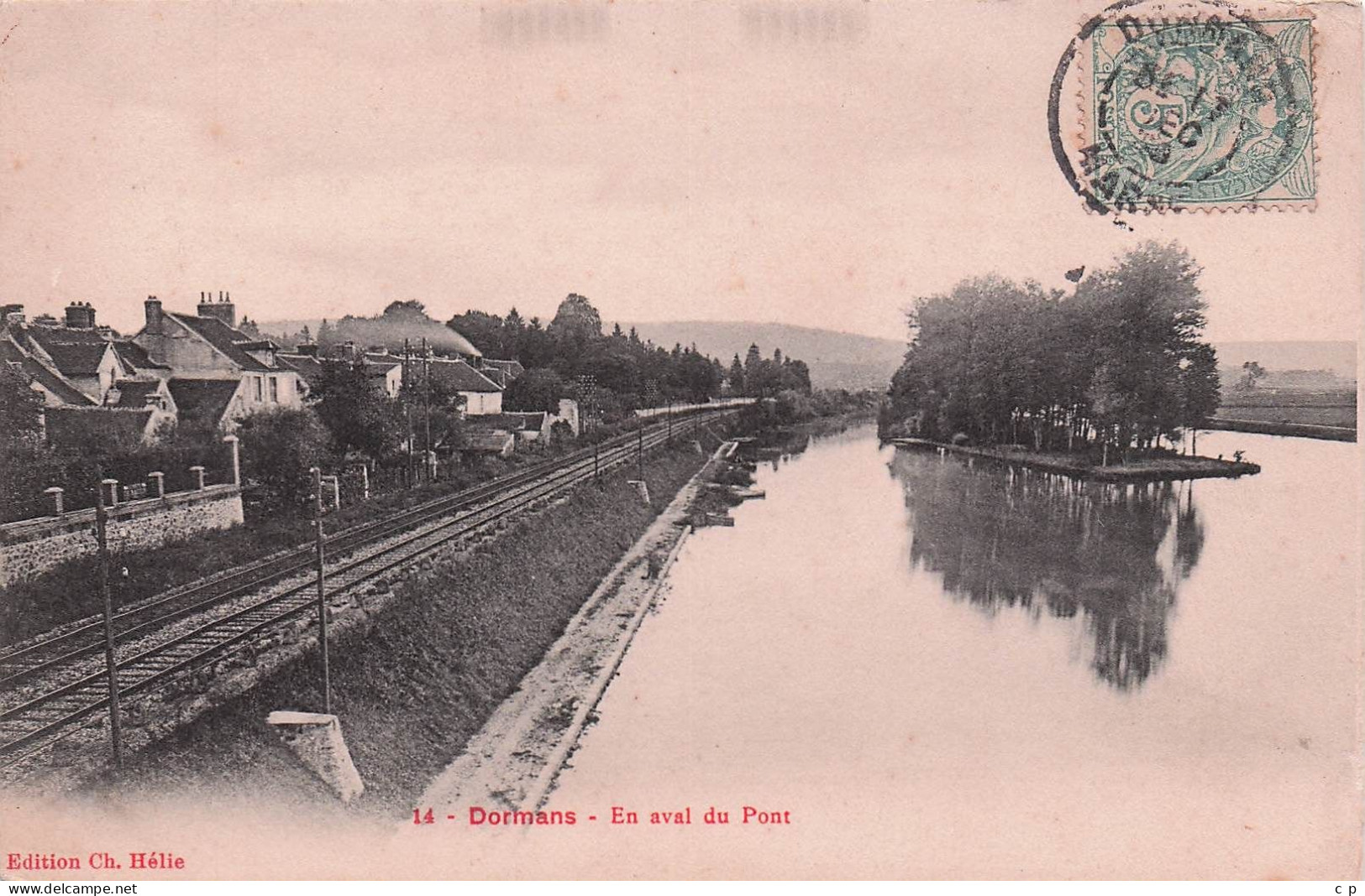 Dormans  -   En Aval Du Pont -  CPA °Alm - Dormans