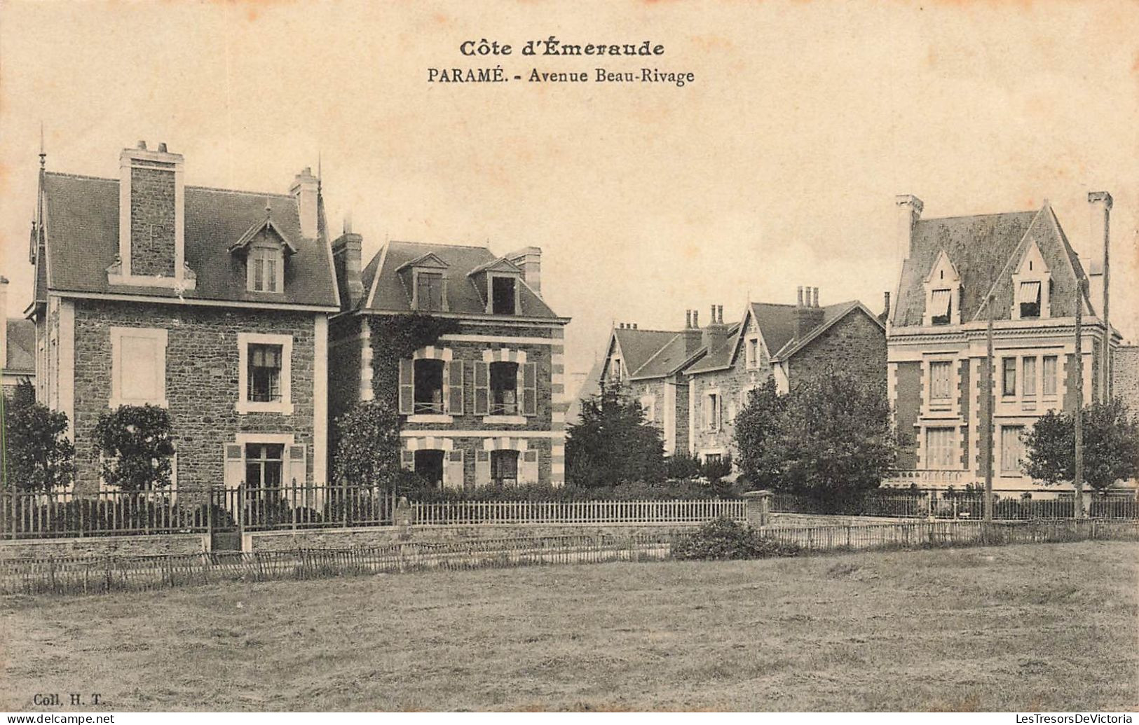 FRANCE - Côte D'Emeraude - Parame - Vue Sur L'Avenue Beau Rivage - Carte Postale Ancienne - Parame