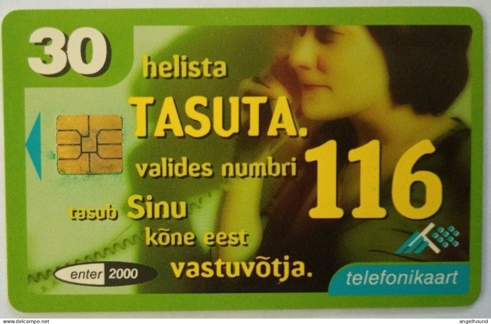 Estonia 30 Kr. Chip Card - Collect Call Number 116 - Estonie