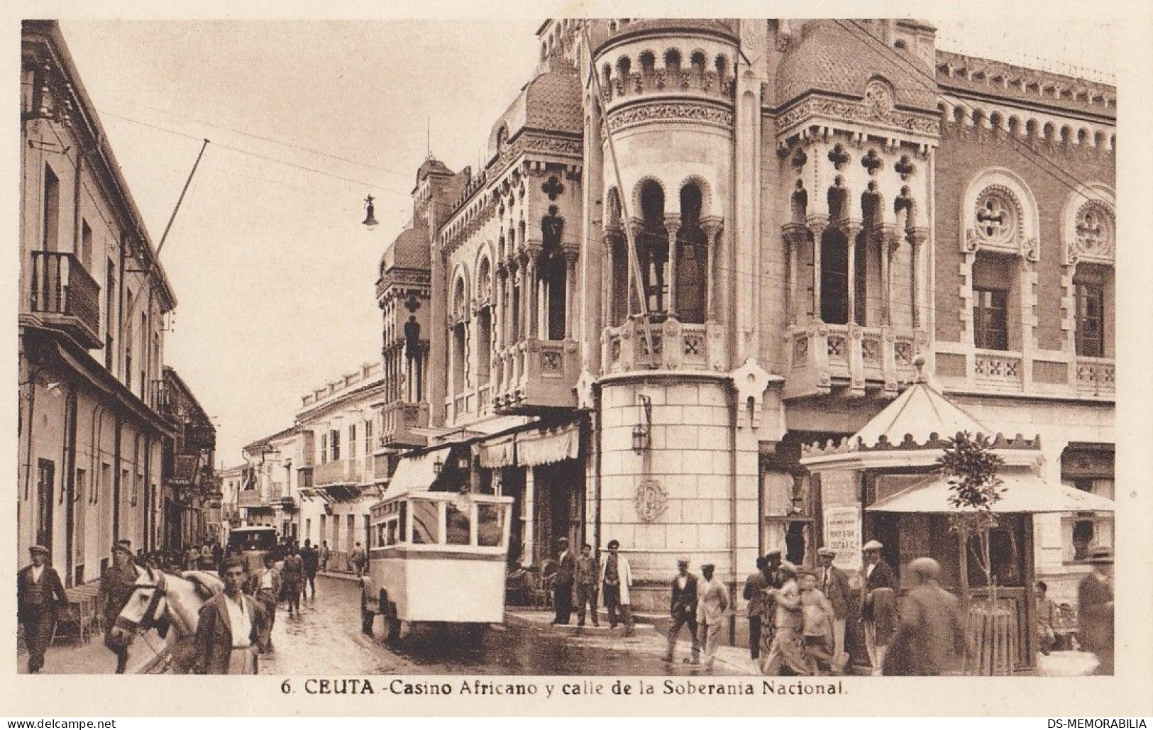 Ceuta - Casino Africano Y Calle De La Soberania Nacional - Ceuta