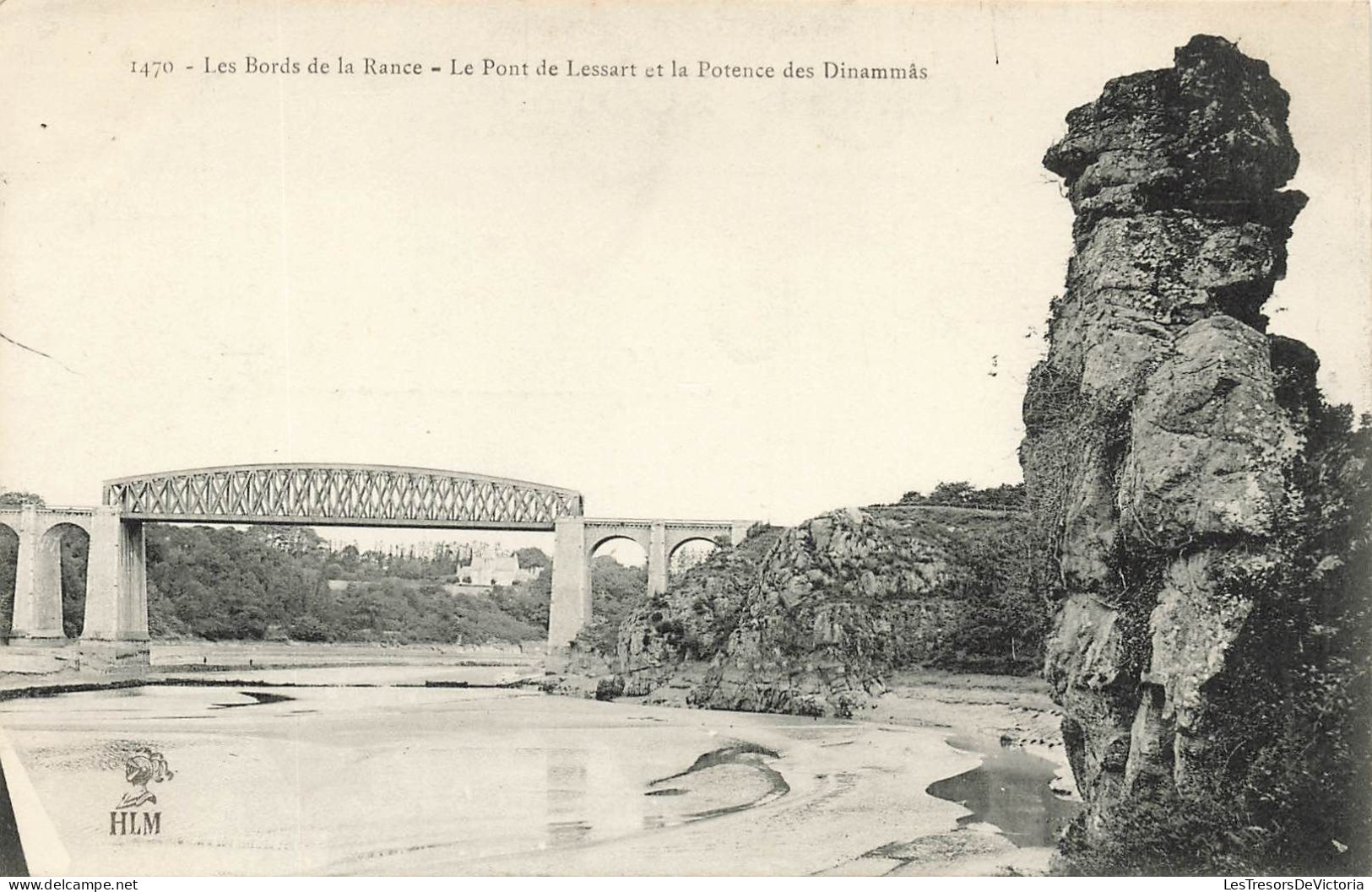 FRANCE - Les Bords De La Rance - Vue Sur Le Pont De Lessart Et La Potence Des Dinimmas - Carte Postale Ancienne - Plouër-sur-Rance
