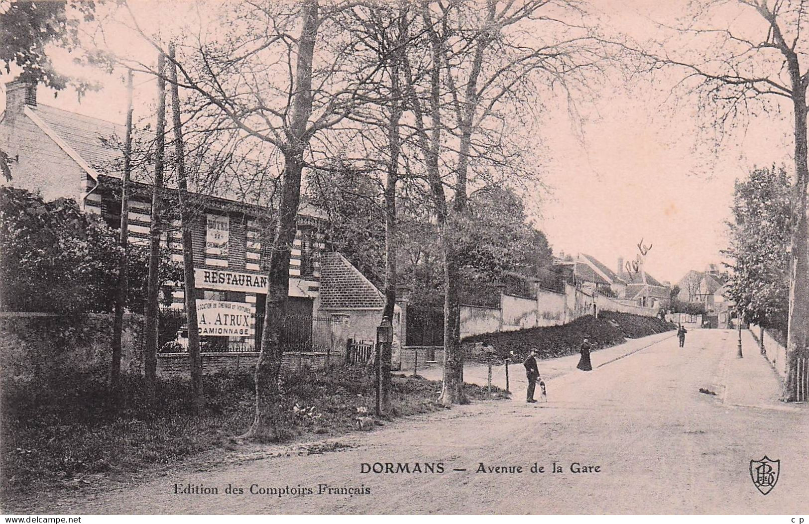 Dormans  -   Avenue De La Gare  -  CPA °Alm - Dormans