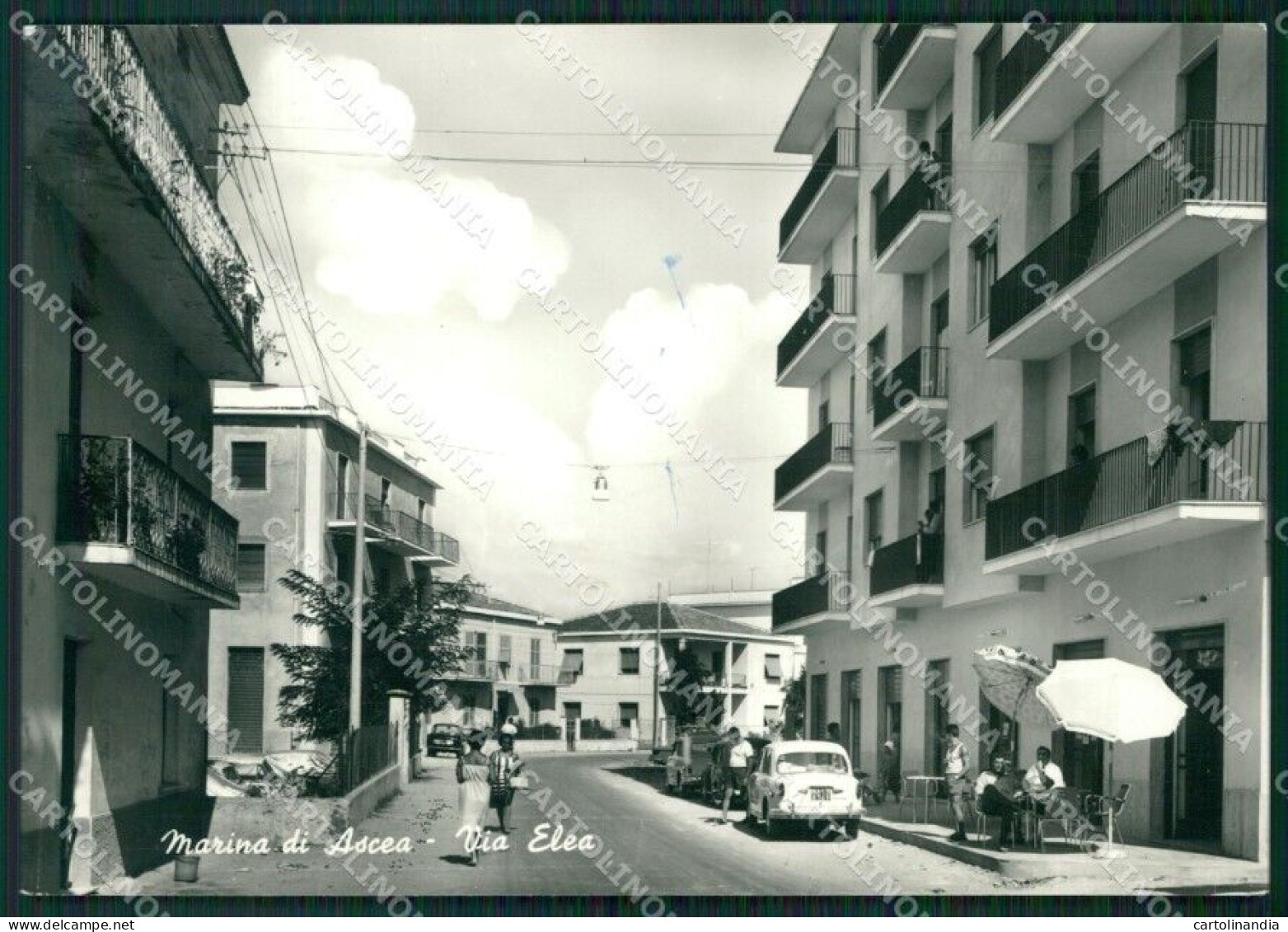 Salerno Marina Di Ascea Auto Foto FG Cartolina ZK5542 - Salerno