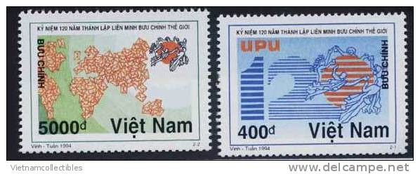 Vietnam Viet Nam MNH Stamps : 120th Anniversary Of UPU 1994 (Ms689) - Viêt-Nam